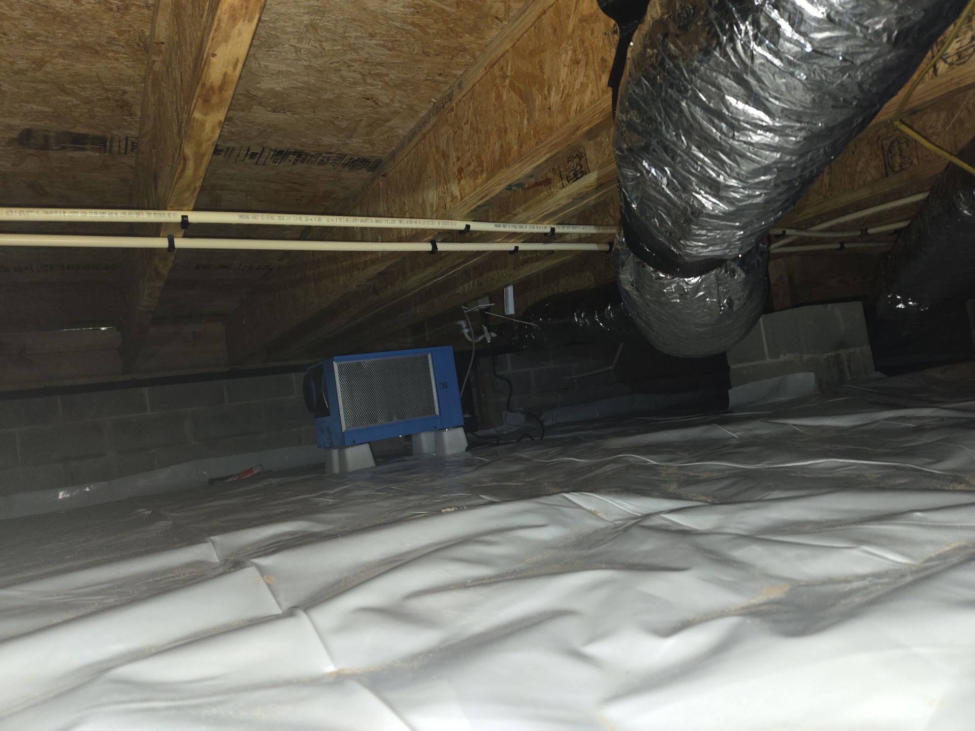 Project in Yorktown by Patriot Crawl Space Repairs