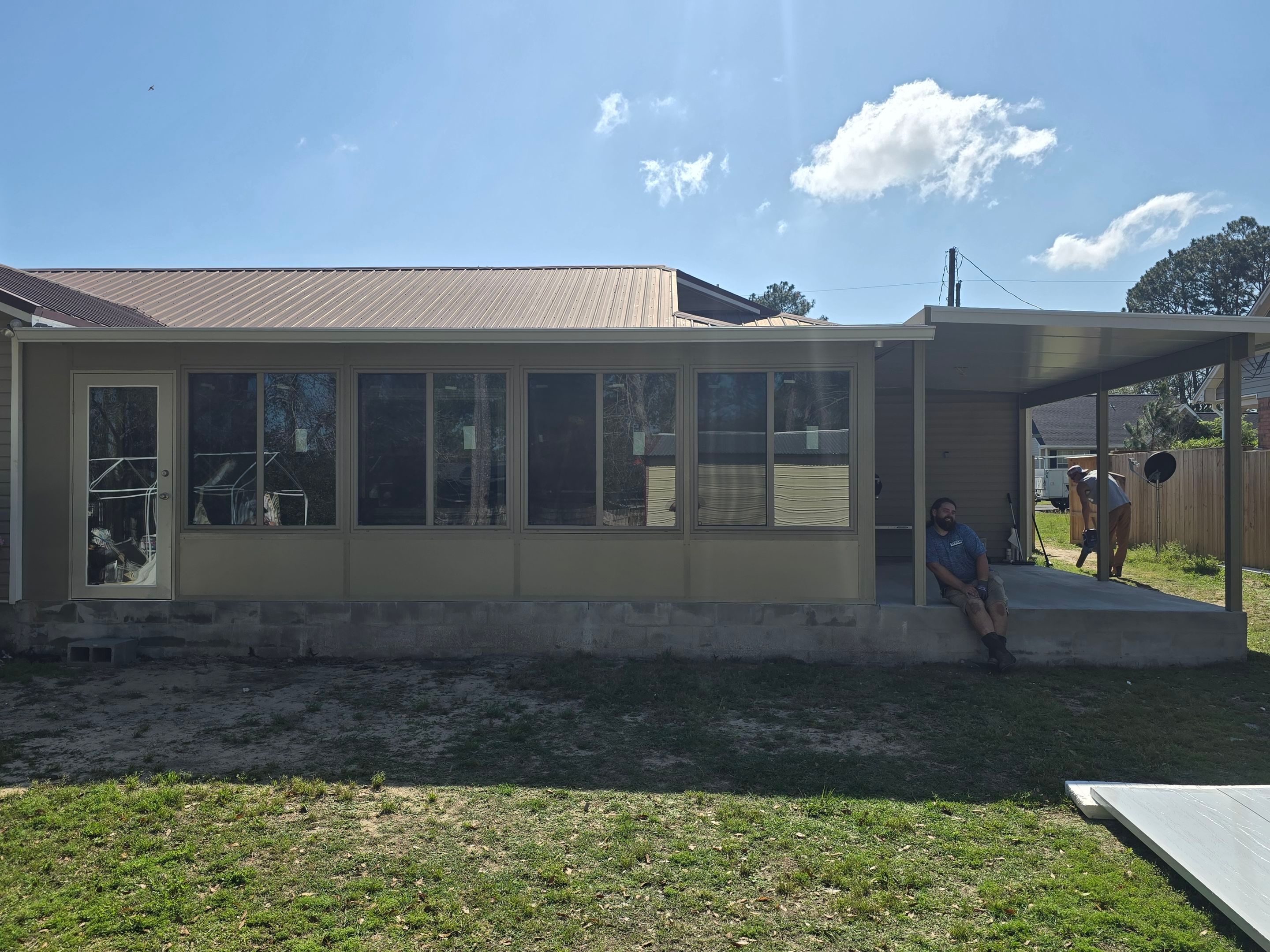 Glass Room & Patio Cover in Crestview by Titan Sunrooms