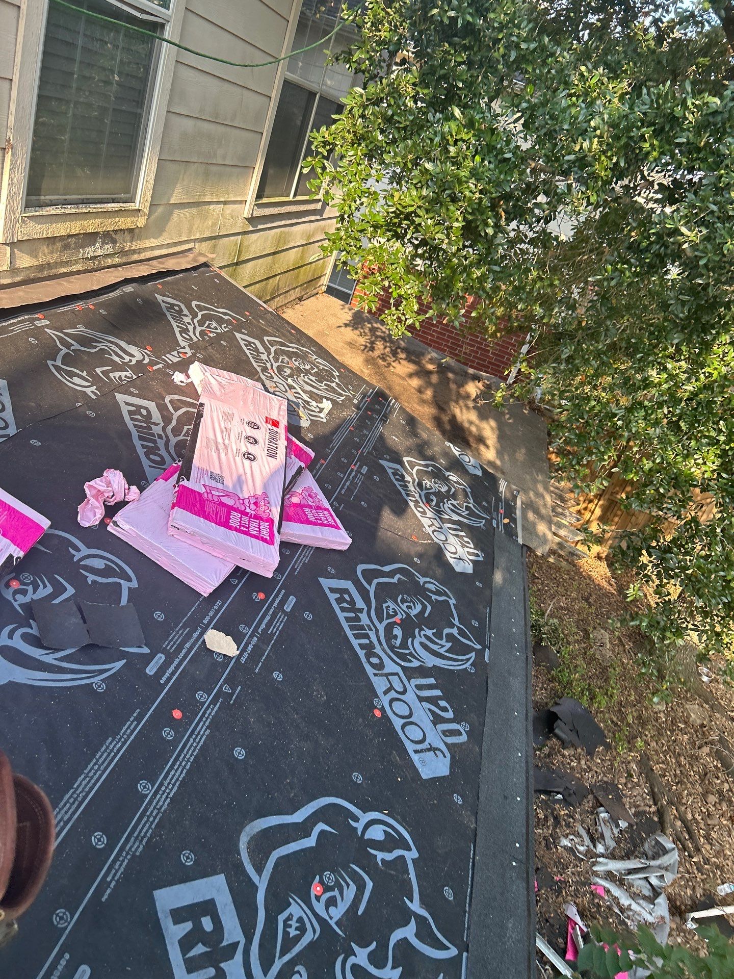 Residential Roofing Installation using Owen's Corning Duration (Lifetime) Shingles by Roof Repair Company