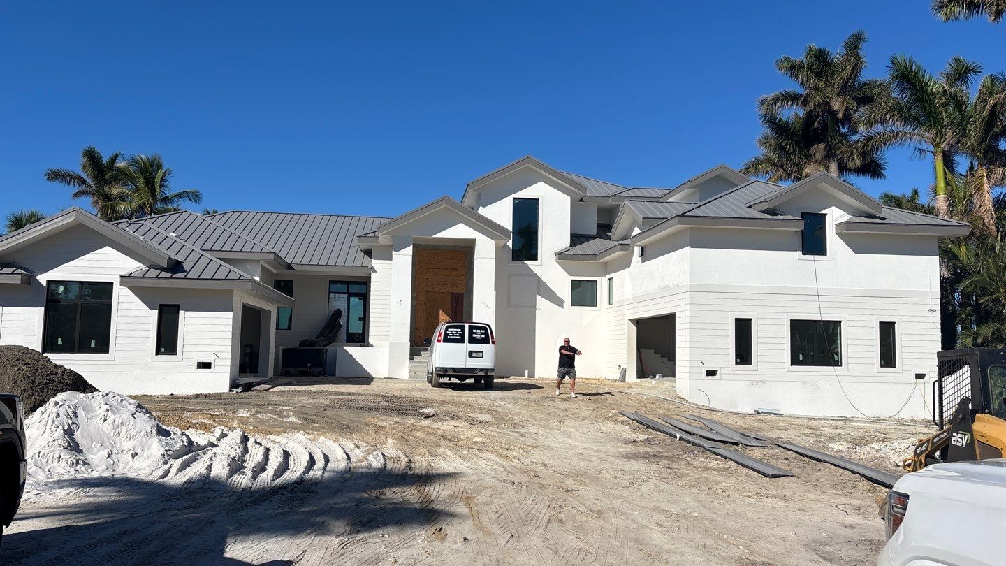 Residential New Construction Metal Installation in Fort Myers by International Roofing