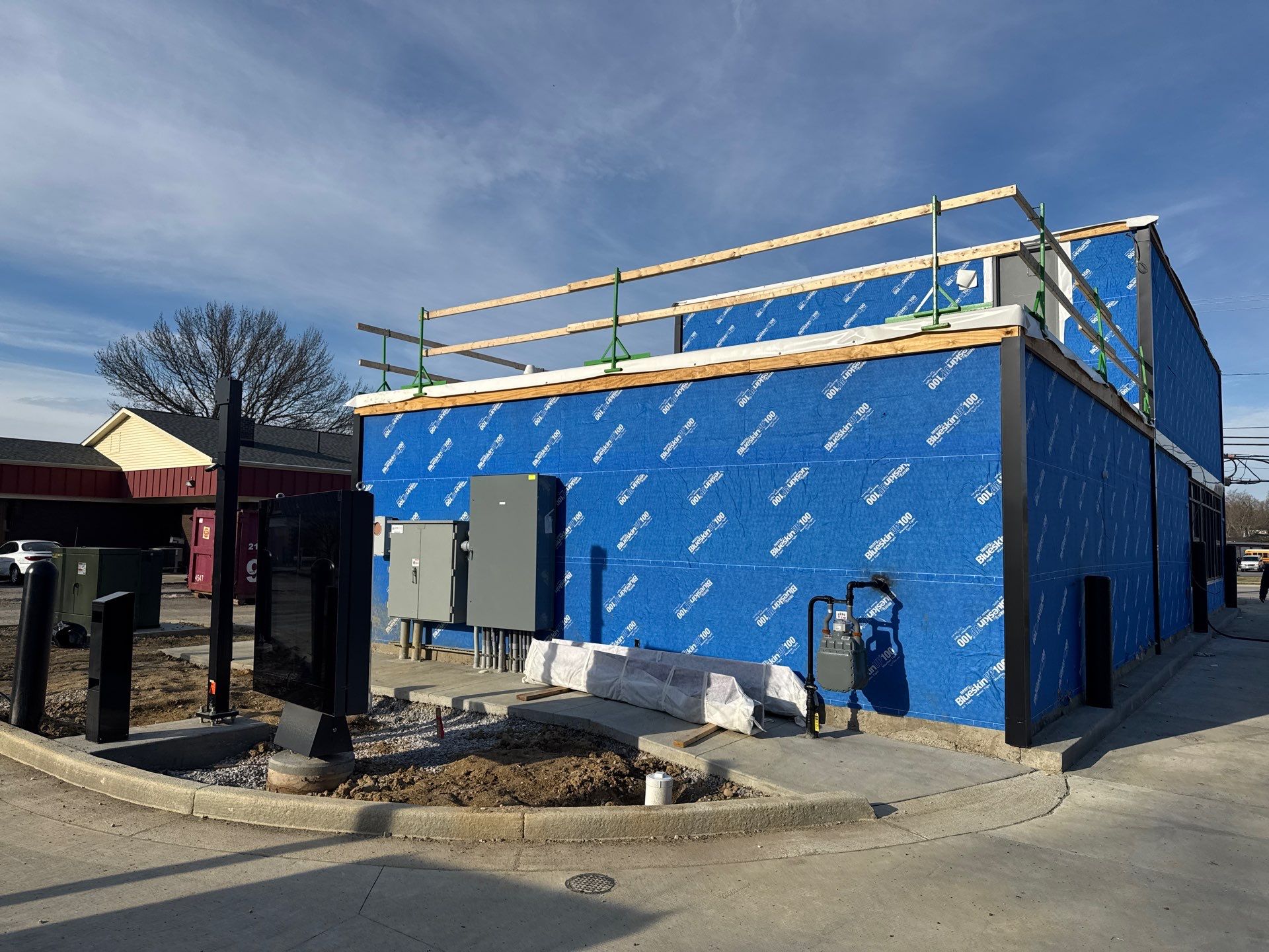 Commercial Roofing Installation using Duro-Last 50 mil PVC by 3 Daughters Construction 
