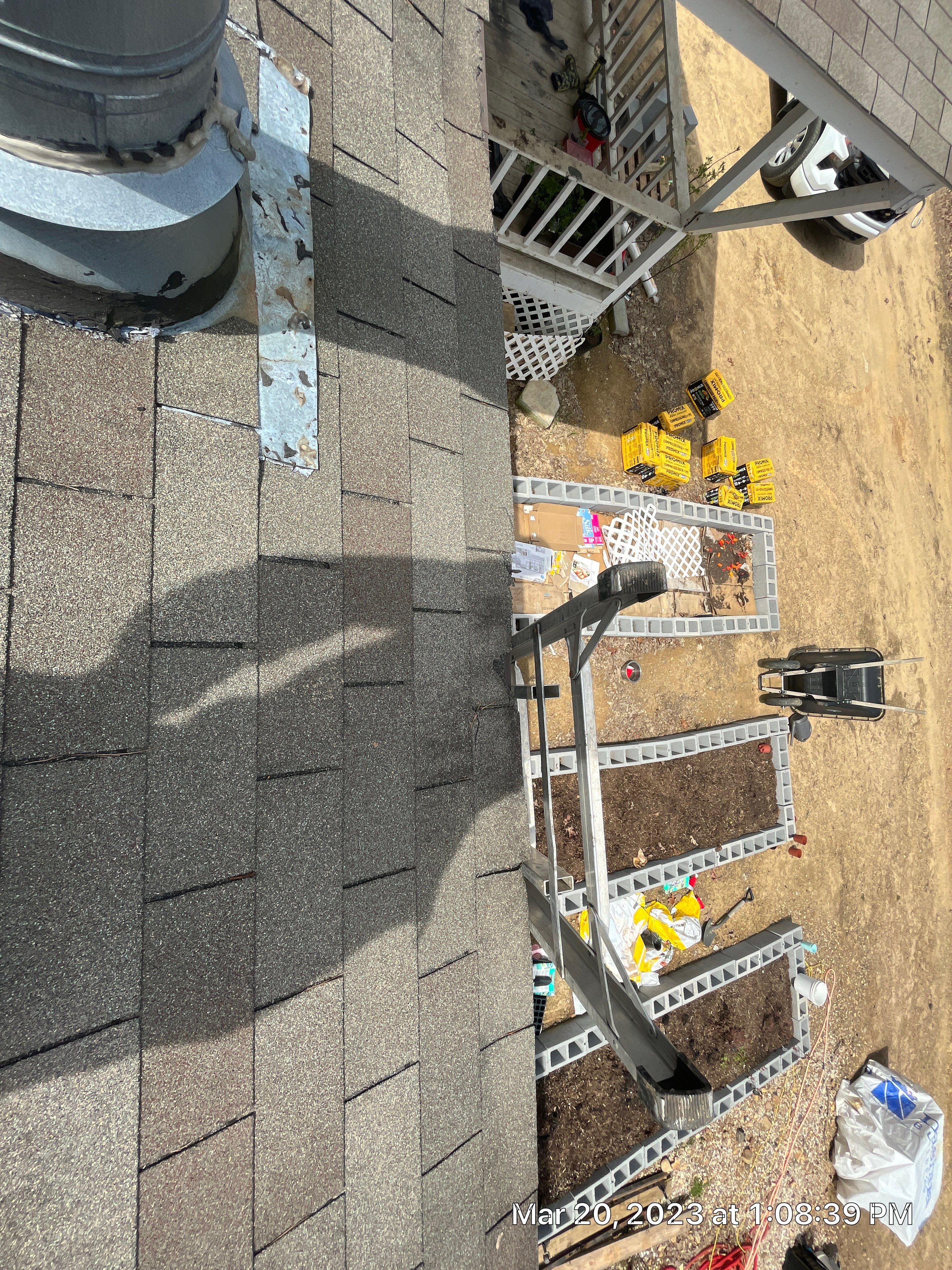 Residential Roofing Installation using 26 Gauge Colored Panels by Hostetler Roofing