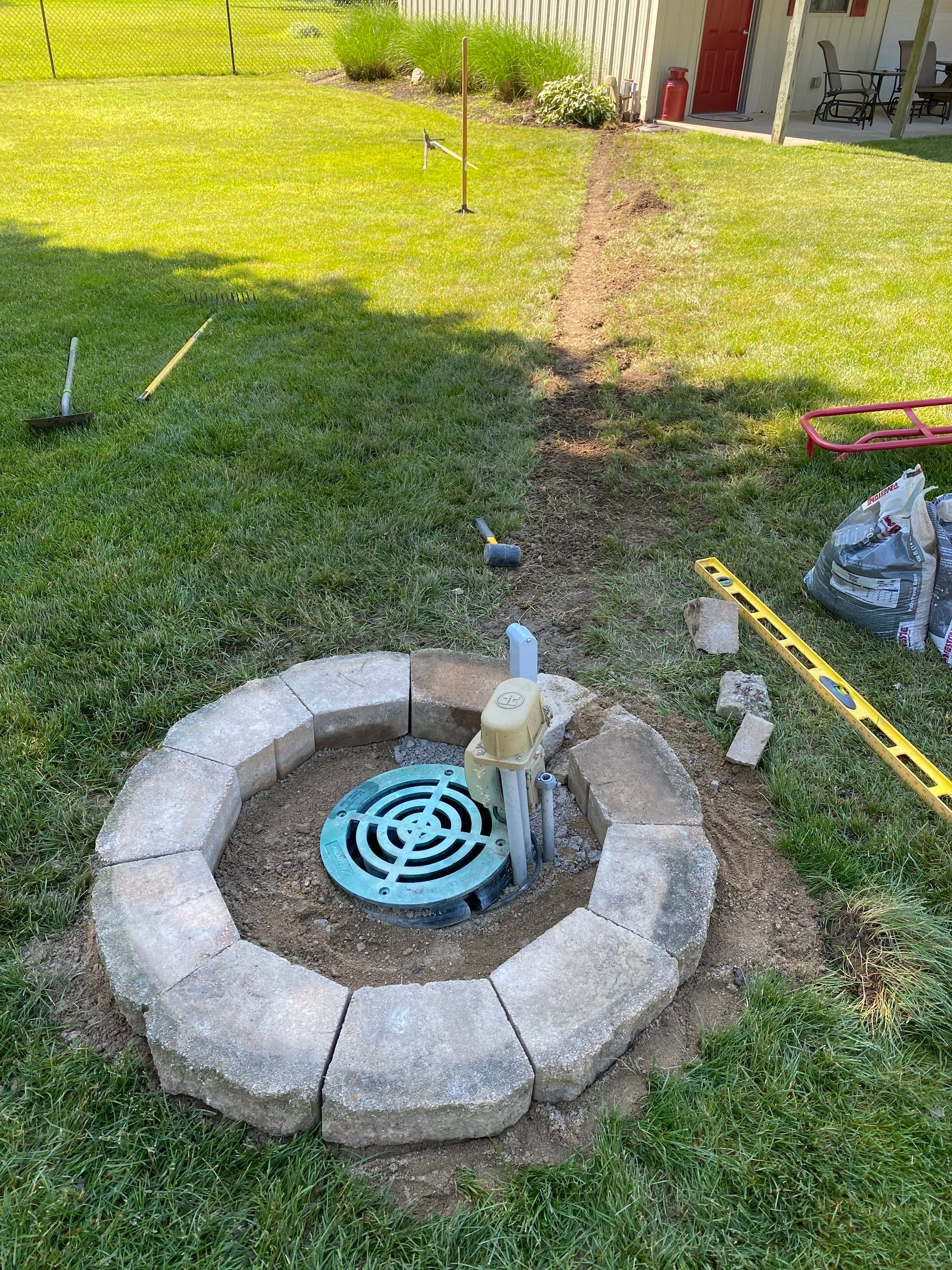 Hardscape River Wall Projects by Elm Rose Gardens