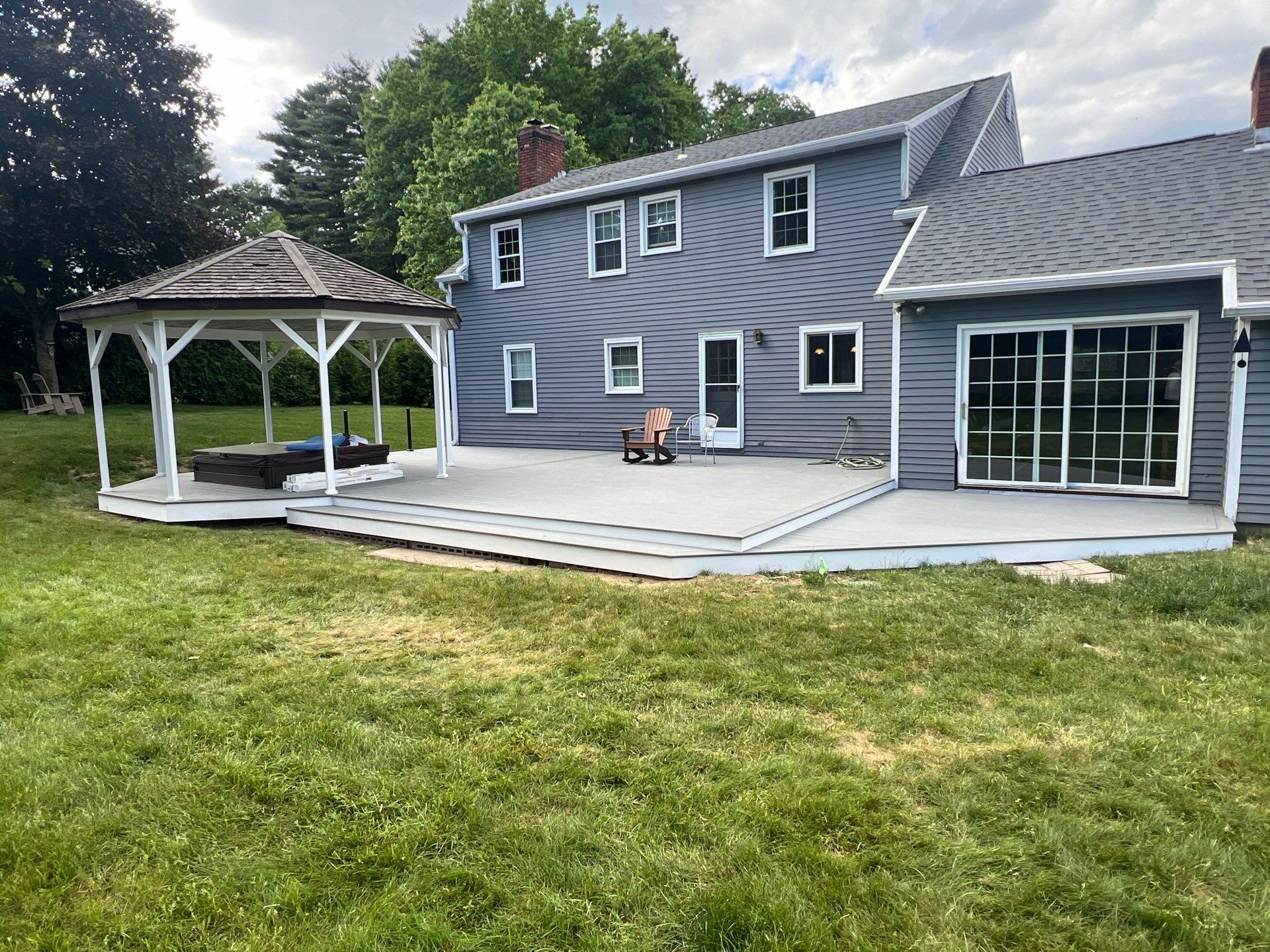 Deck Repair using Trex Select Decking by Chagnon Building & Remodeling LLC