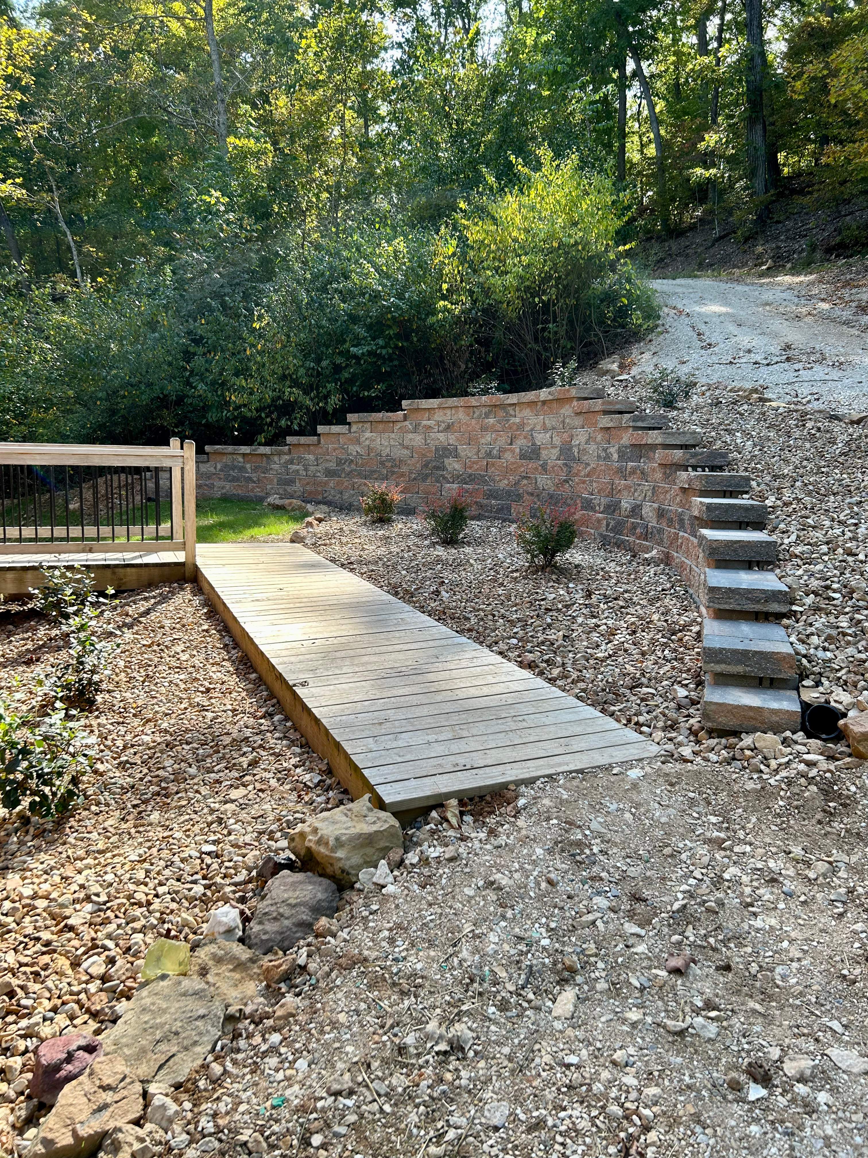 Backyard Lakeside Transformation by Loch Ness Landscaping, LLC