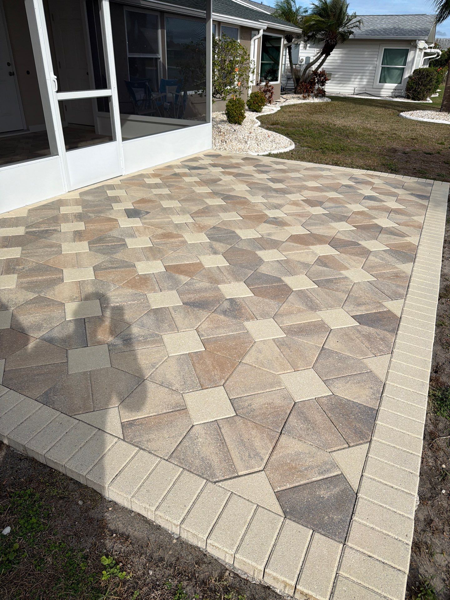 Paver Sealing for Sun City Center Waterfront Patio by Supreme Paver Experts