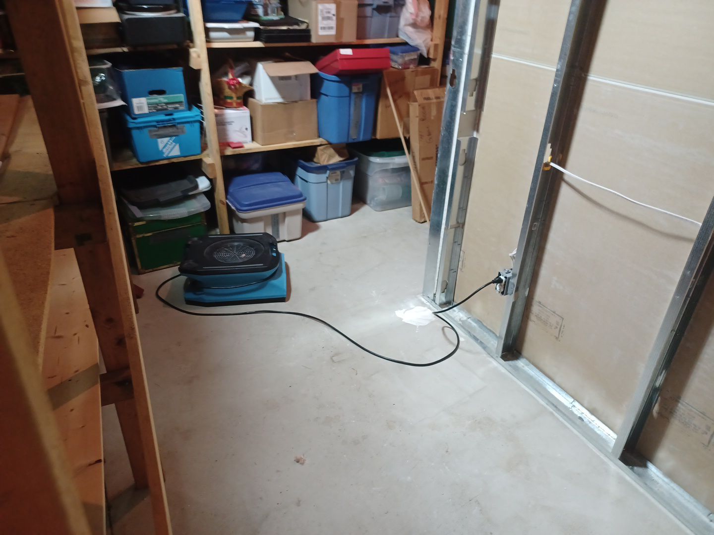 Project in Village of Clarkston by EzDry Water Mitigation & Property Restoration