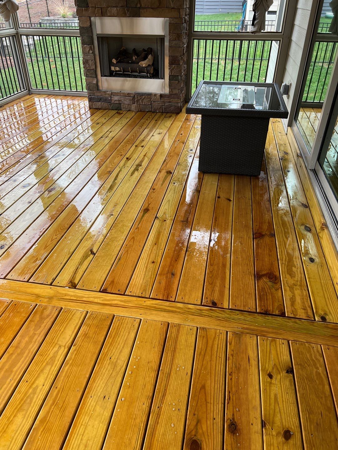 Screened Porch using Wood Sealant by DuraSeal