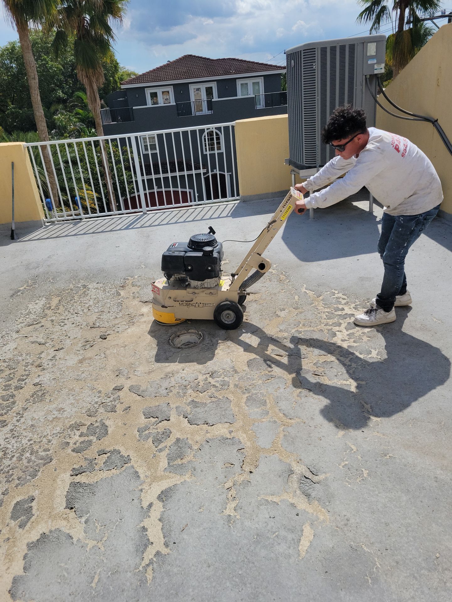 Waterproof Floor Painting  by John “The Greek” Painting