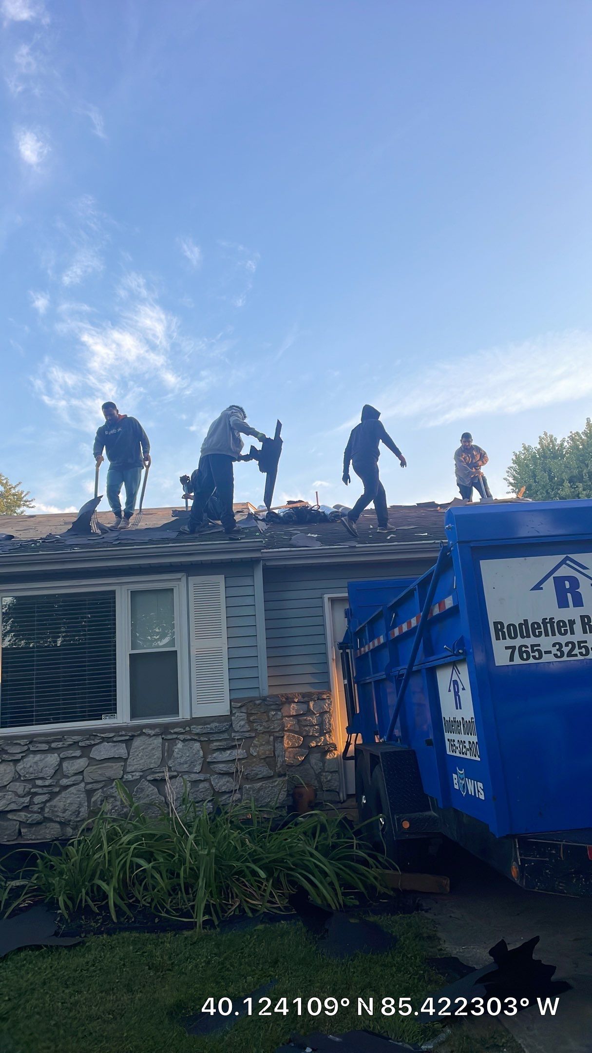 Project in Muncie, IN by Rodeffer Roofing INC