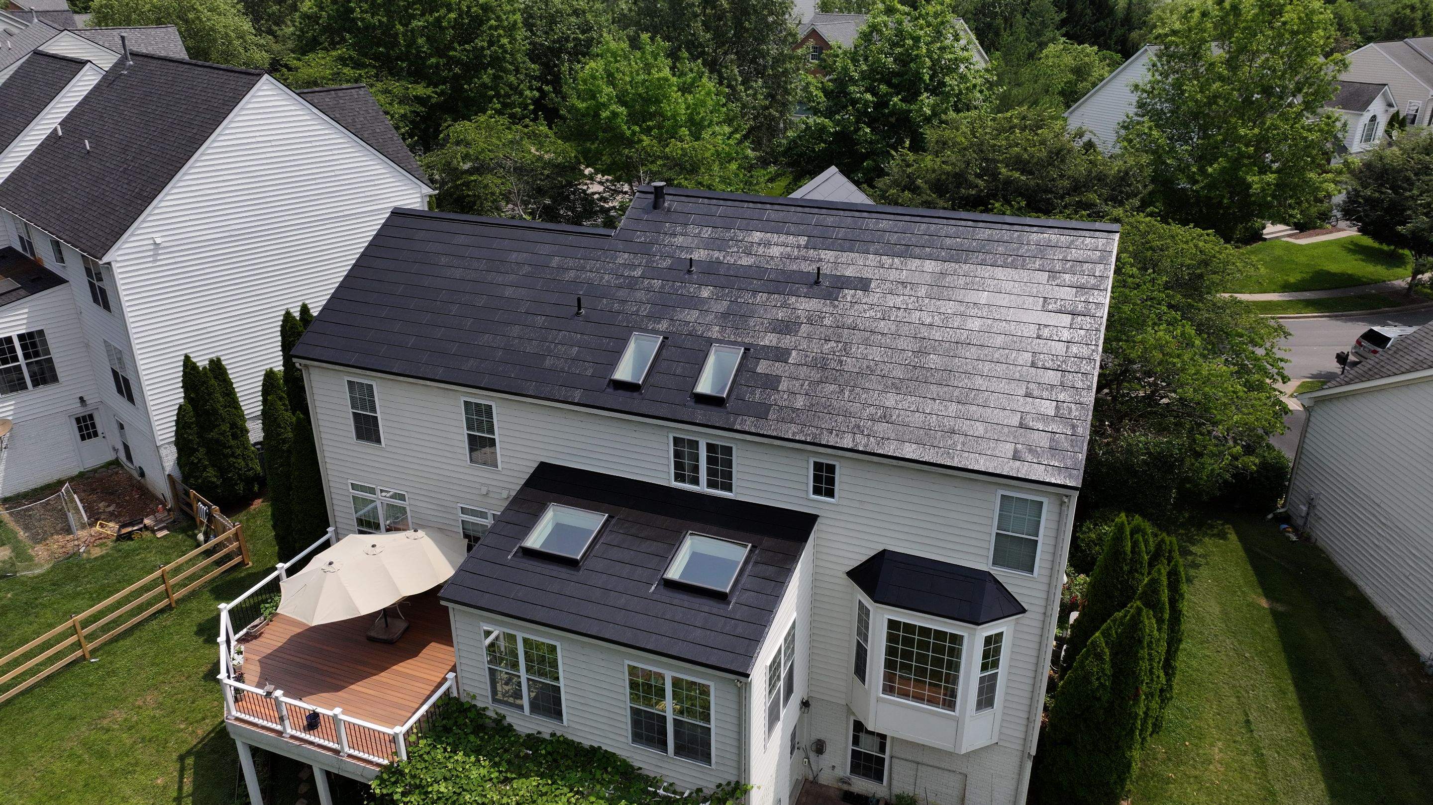 New Tesla Solar Roof in Maryland by American Home Contractors