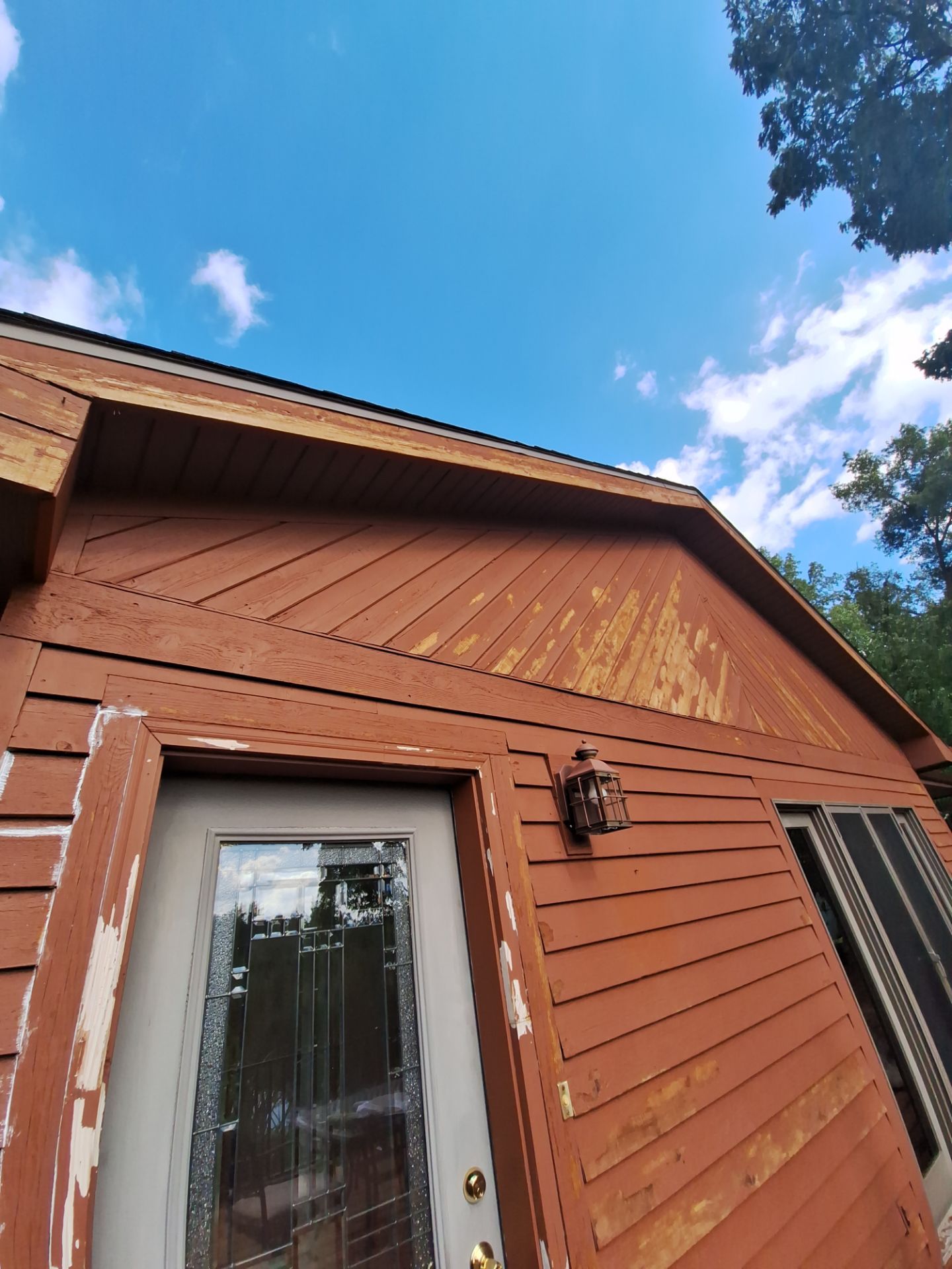 Color update with exterior staining and painting by Gordon Painting