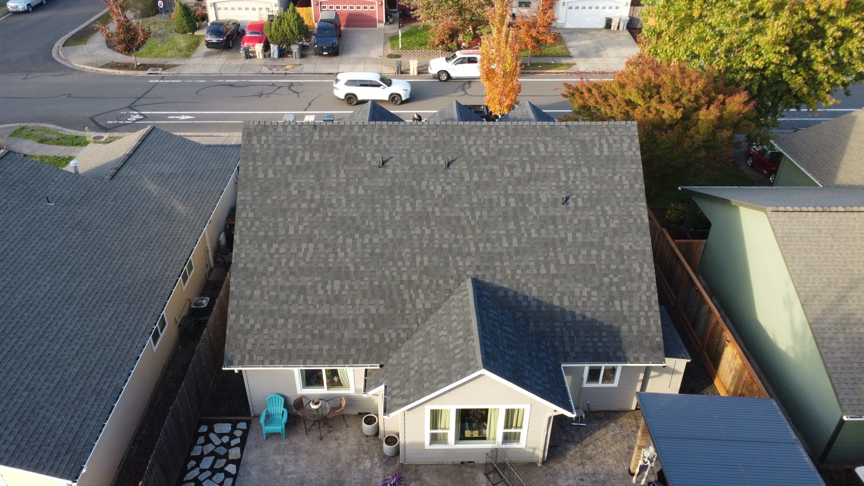 Granite Black Residential Roof Replacement by Orezona Building & Roofing Company, Inc.