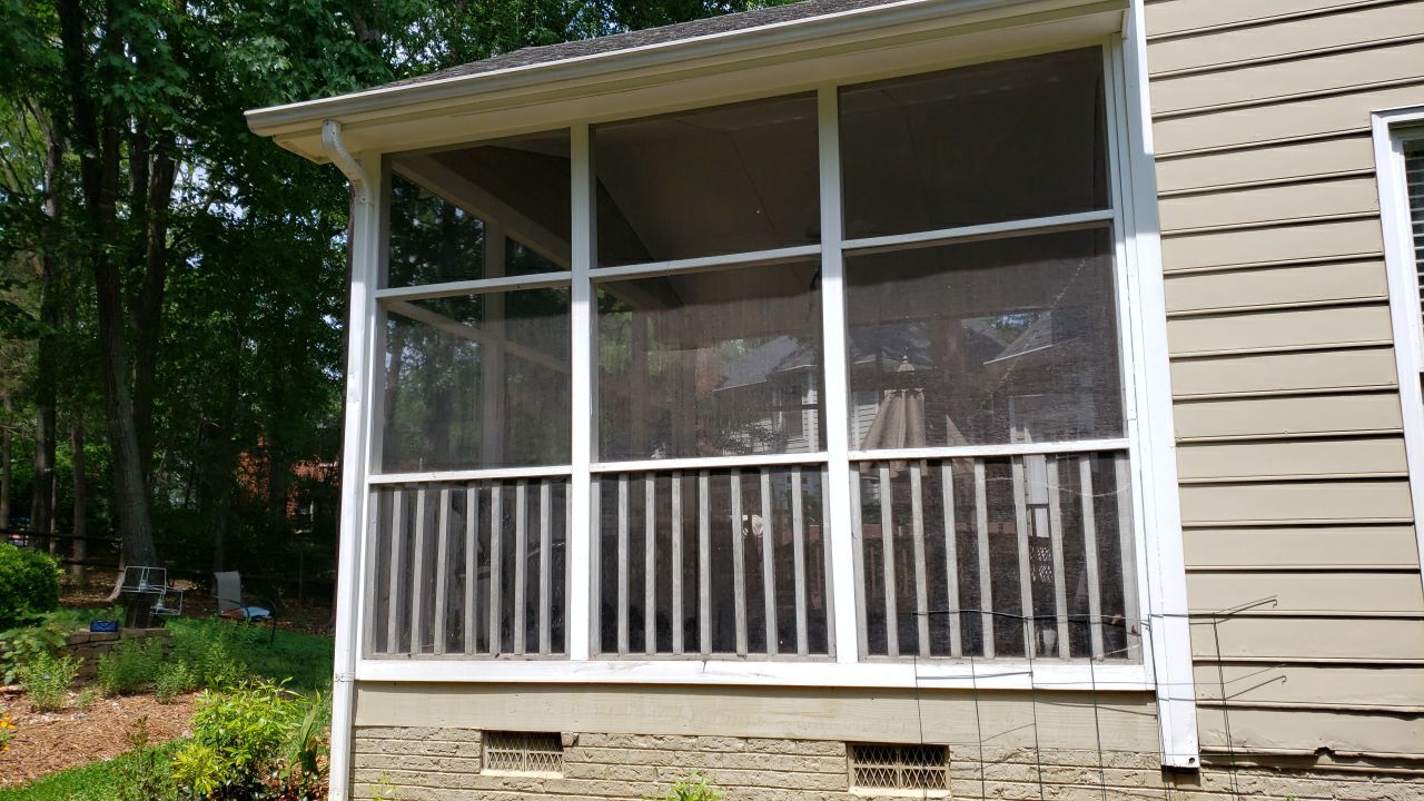 Gutter Cleaning using water by G&H Home Tech Pros LLC