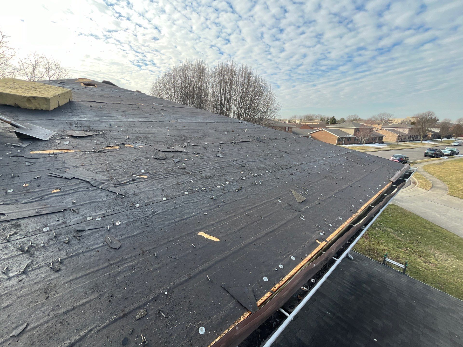 Residential Roofing Installation using GAF Timberline HDZ Weathered Wood by Nitro Roofing and Construction