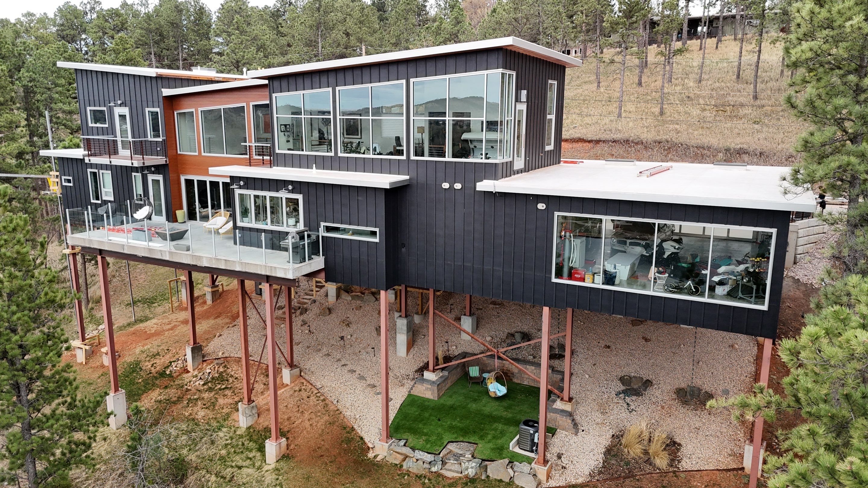 House On The Stilts- Canyon Lake by Superior Siding Inc