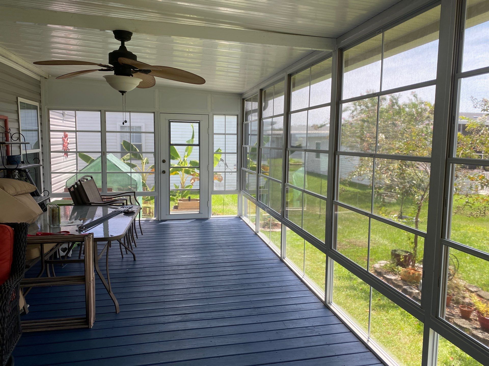 Screen Under w/Vinyl 4 Track Windows by Titan Sunrooms