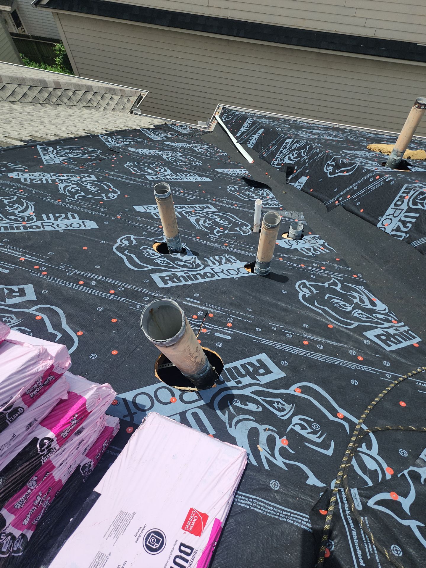 Residential Roofing Repair using Owen's Corning Duration (Lifetime) Shingles by Roof Repair Services LLC