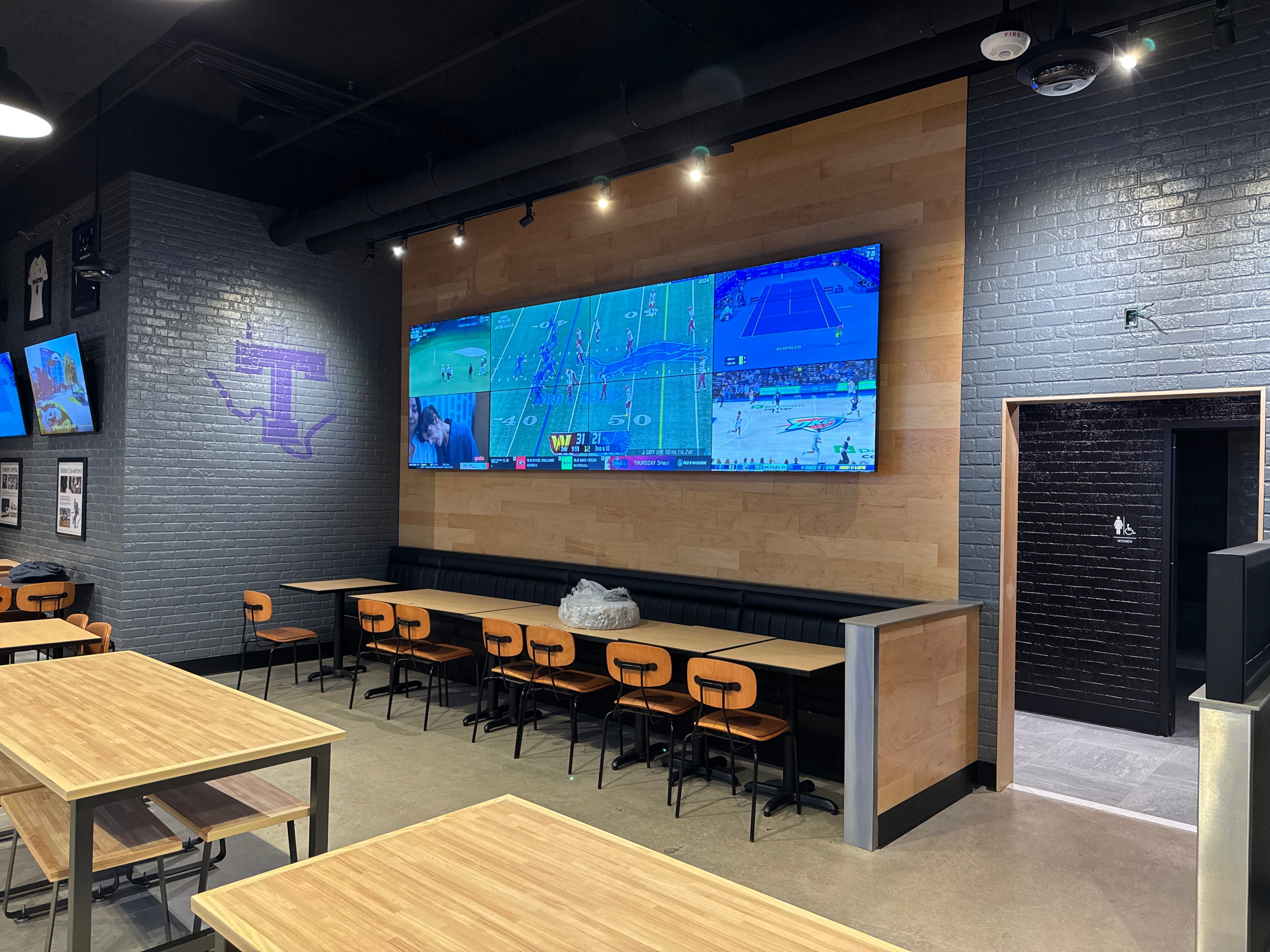 Large Sports Bar AV install by AVSi