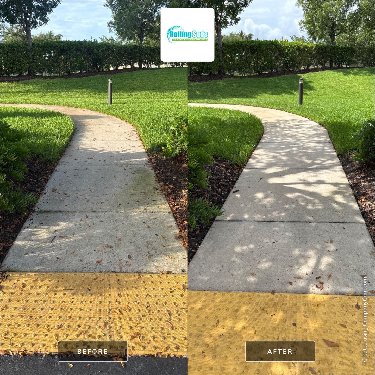 Apartment Flat Work by Rolling Suds Power Washing of Naples - Fort Myers