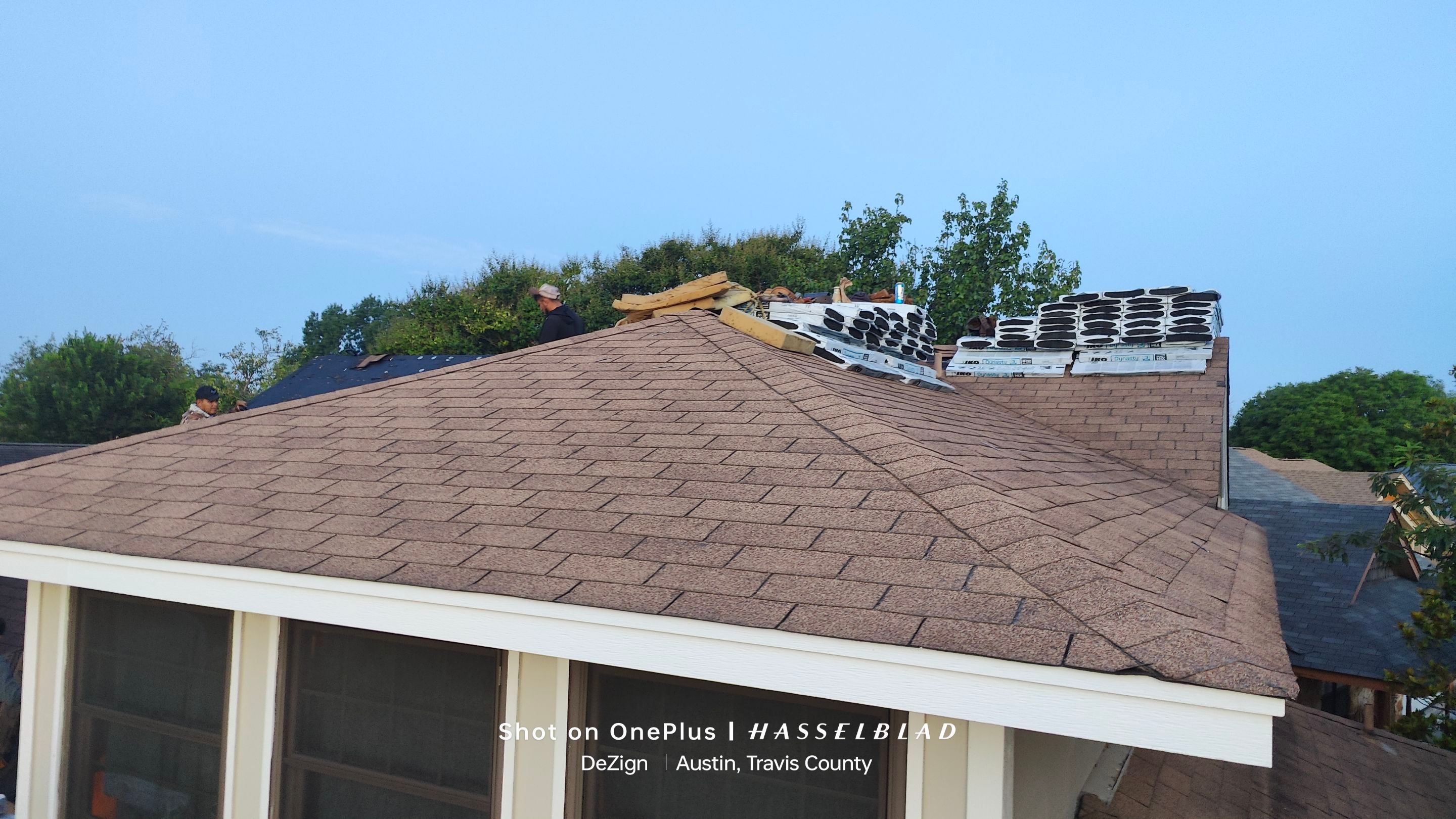 Residential Roofing Installation using IKO Dynasty by DeZign Roofing & Exteriors