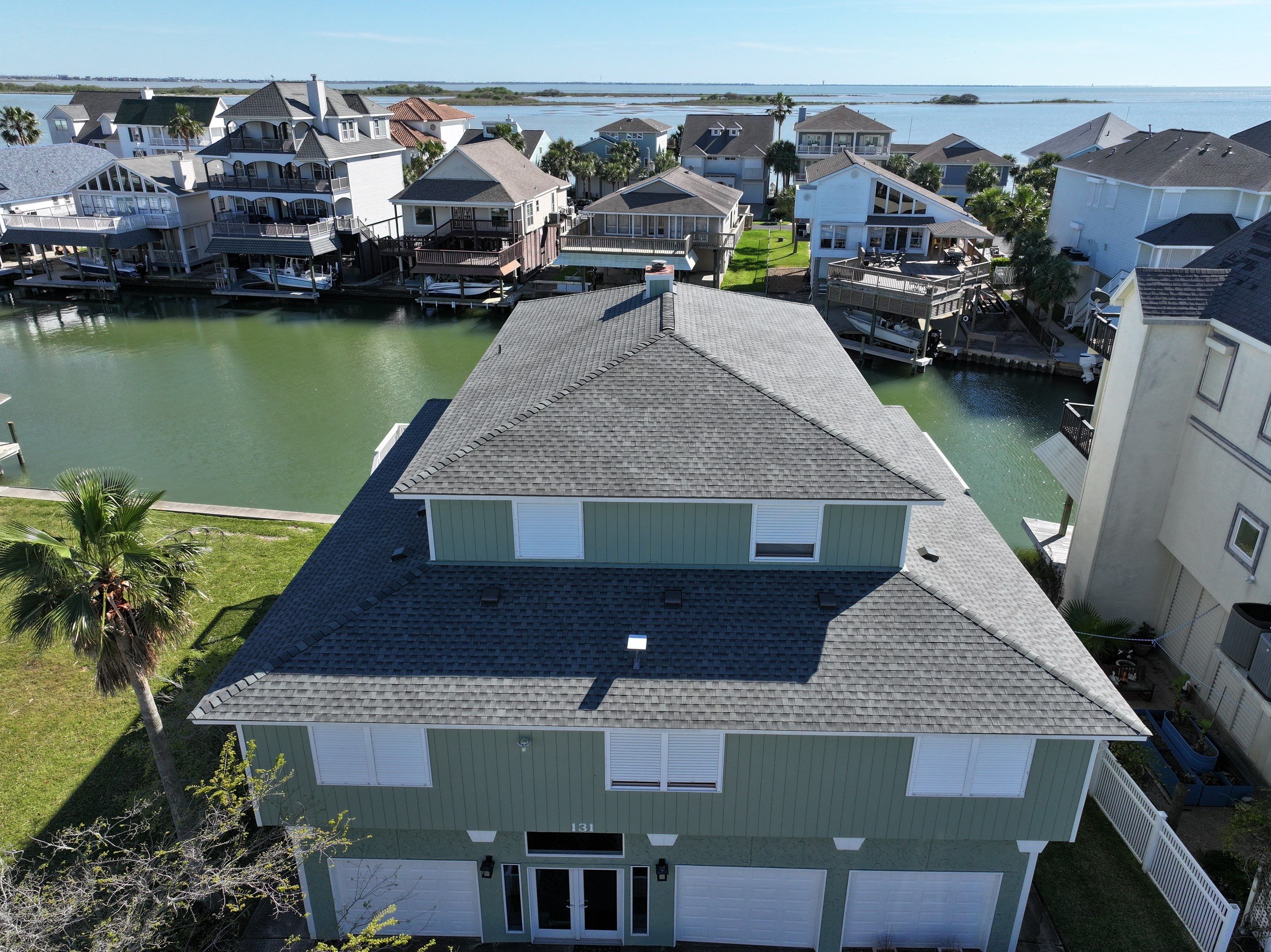 Residential Roof Replacement using GAF HDZ SLATE by Elite Roofing LLC