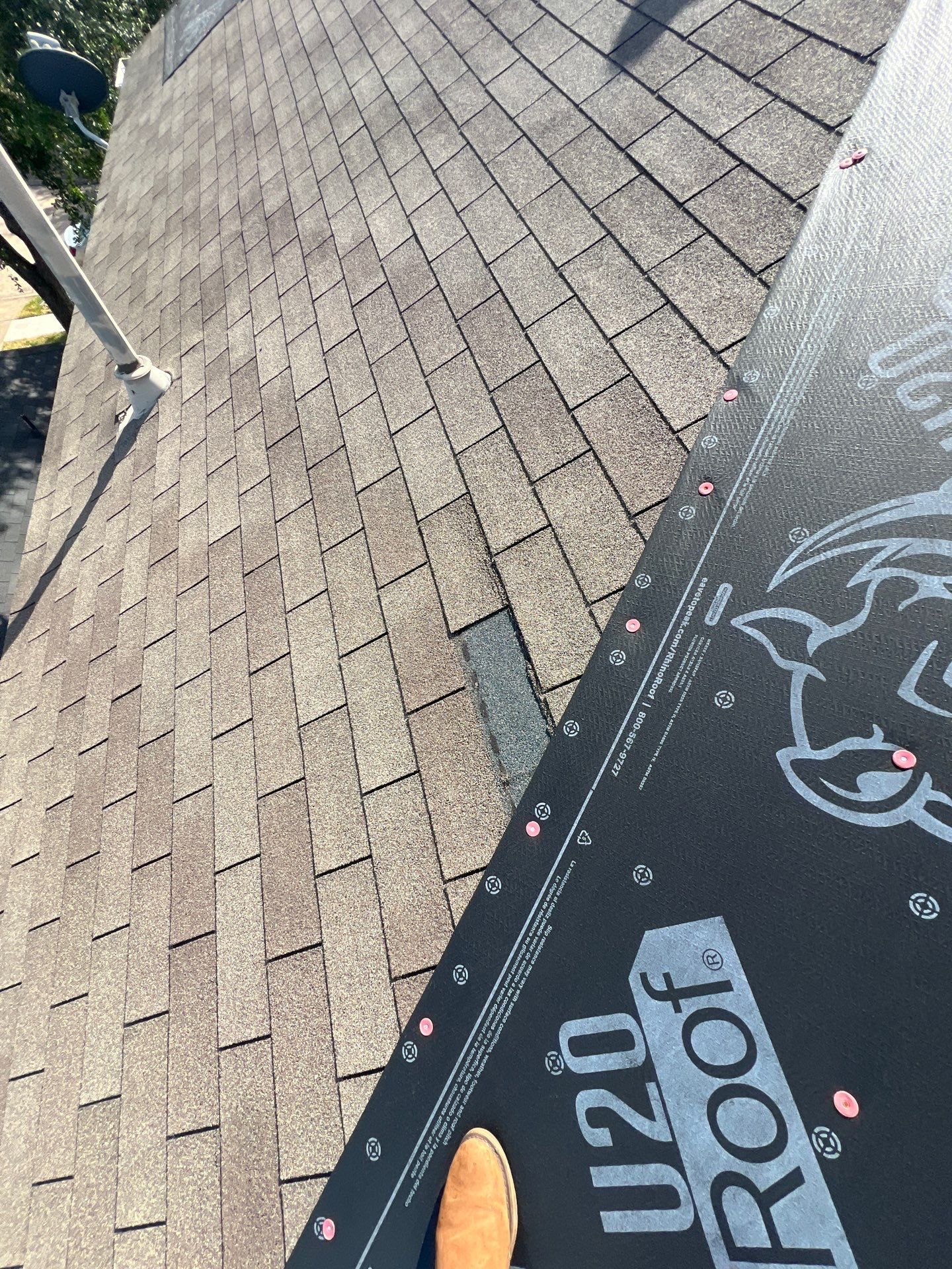 Residential Roofing Repair using Owen's Corning Duration (Lifetime) Shingles by Roof Repair Company