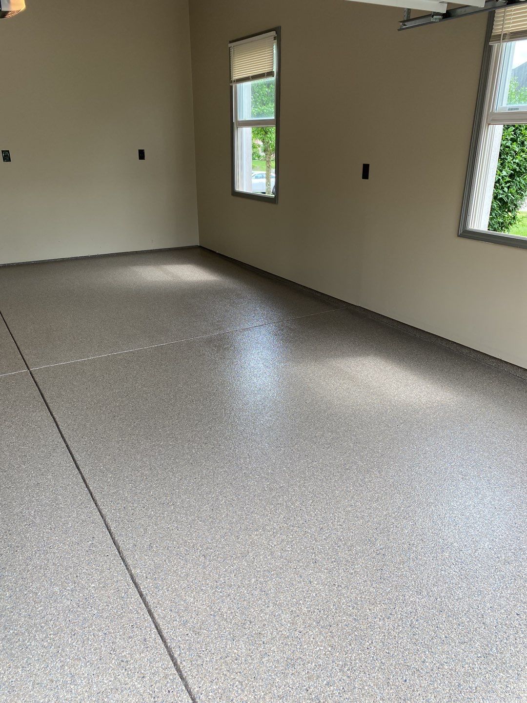 Garage Floor using Flint by Your1DayFloor.com