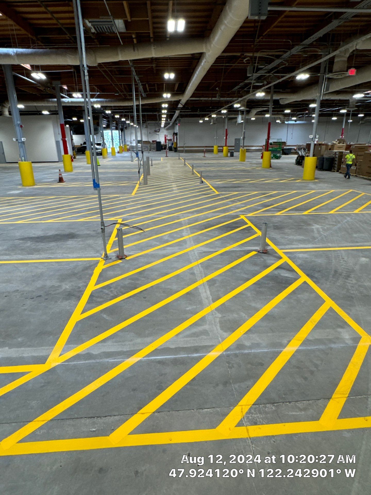 USPS Asphalt Patch Repair, Indoor Parking Lot Sandblast, Outdoor Parking Lot Sealcoating & Indoor/Outdoor Parking Lot Striping  by Jireh Asphalt & Concrete Inc 