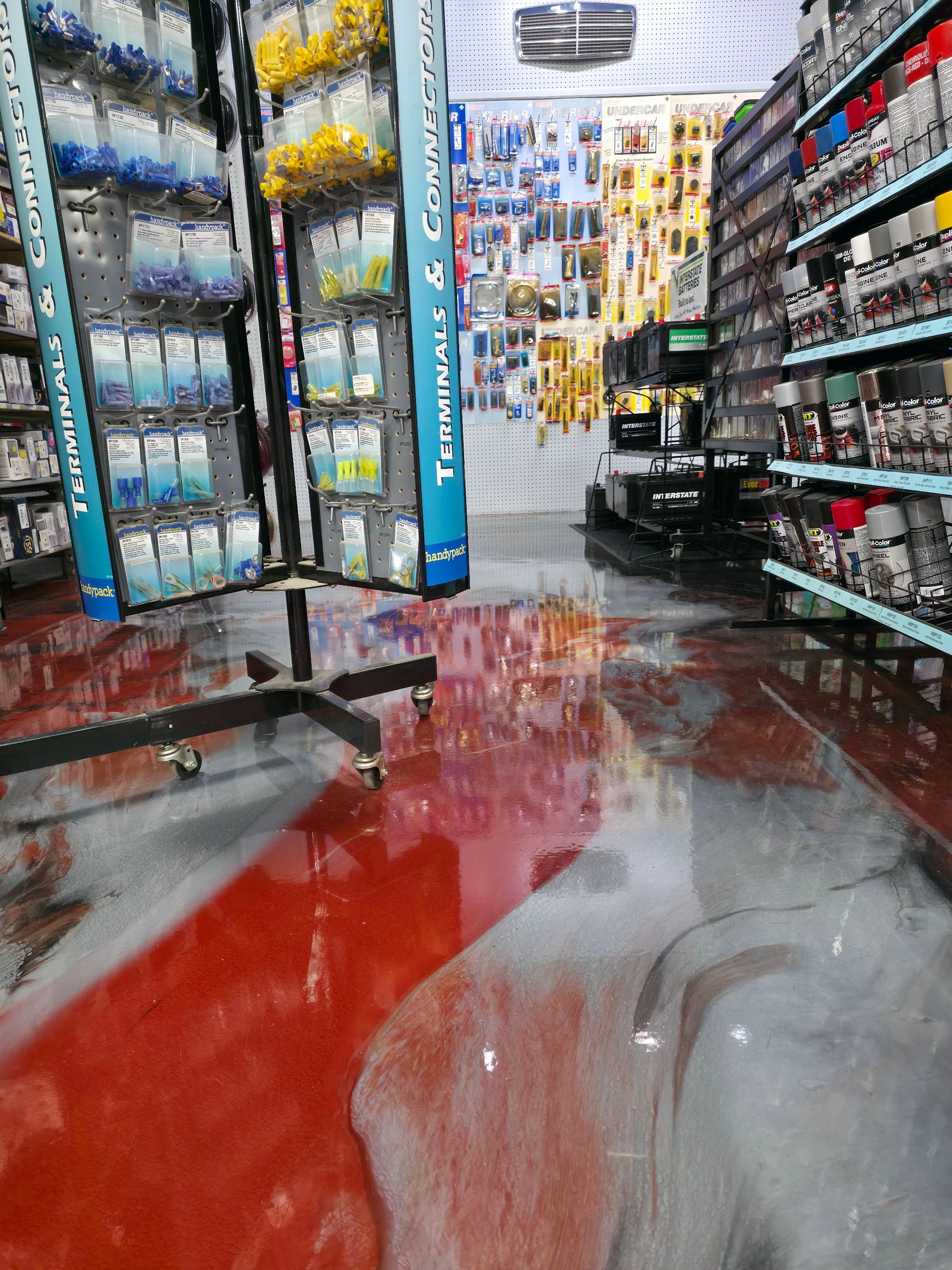 Beautiful Floor for 64 Auto Parts in Cleveland! by Elite Floor Solutions
