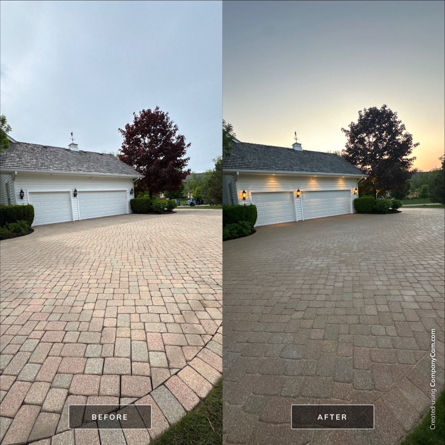 Project in Libertyville by Simmons Power & Soft Washing