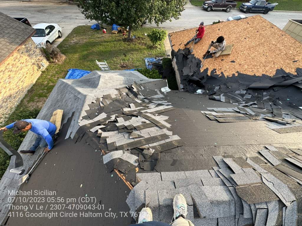 Project in Haltom City by Zeus Exteriors