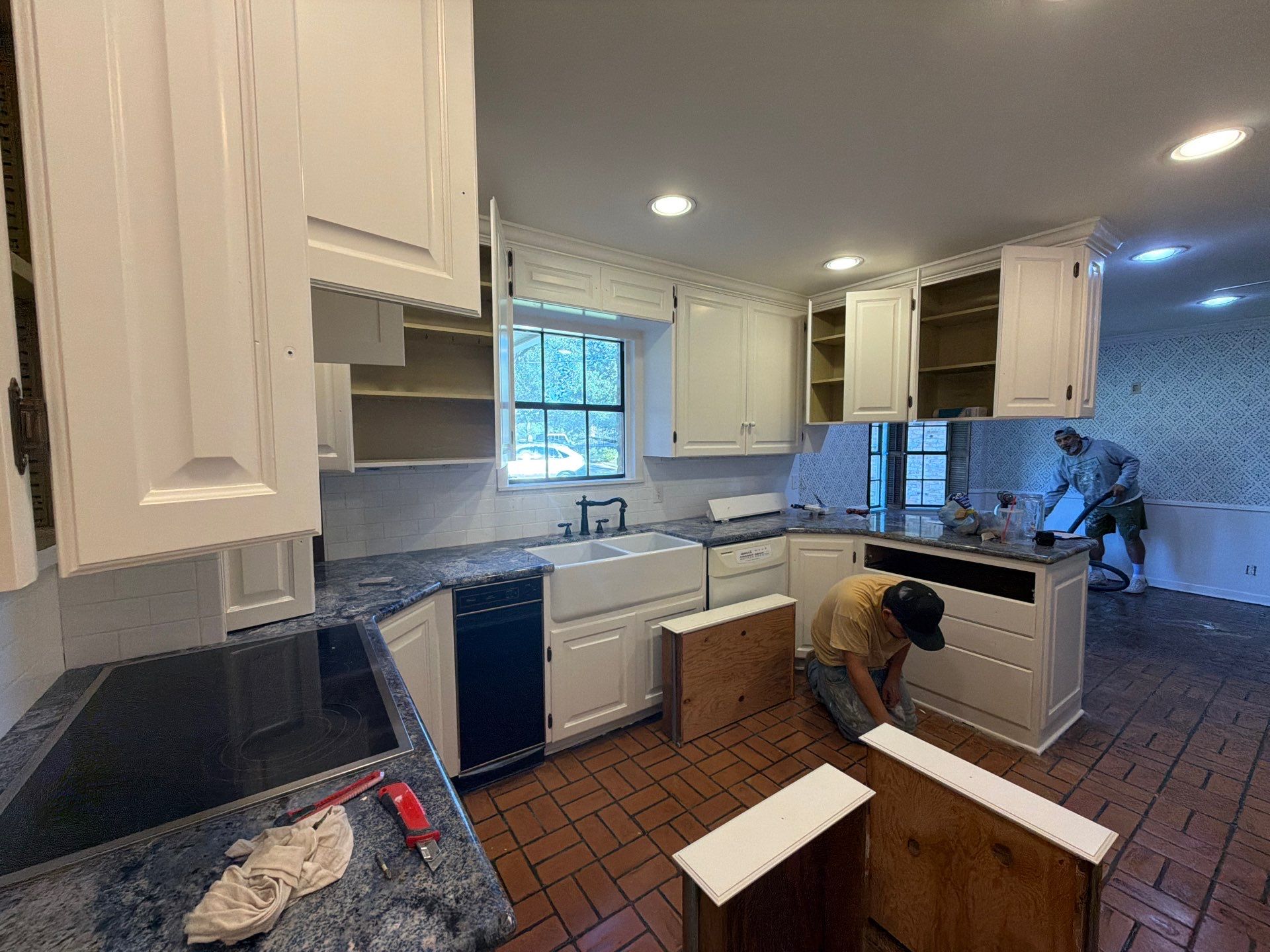 A Brilliant Cabinet Transformation | Tyler TX Quality Coats Painting by Quality Coats Painting