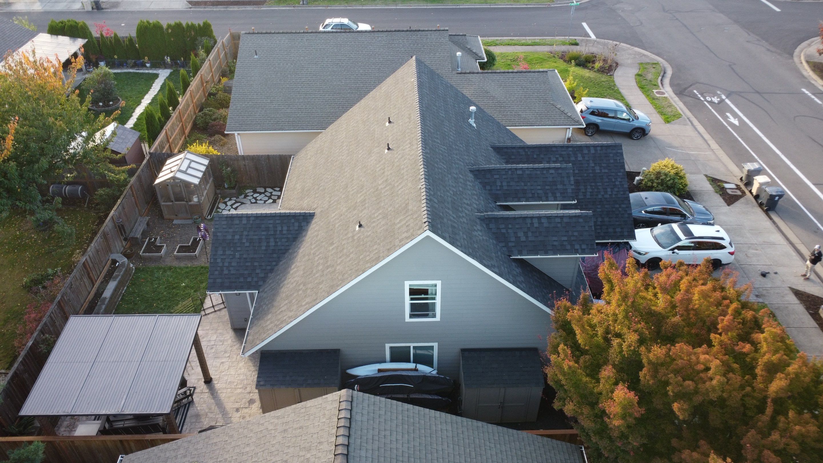 Granite Black Residential Roof Replacement by Orezona Building & Roofing Company, Inc.