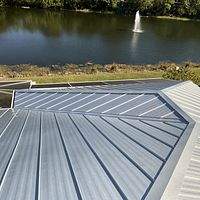24ga 1" Nail-Strip Mill Finish by Total Roofing System The Metal Roof Experts