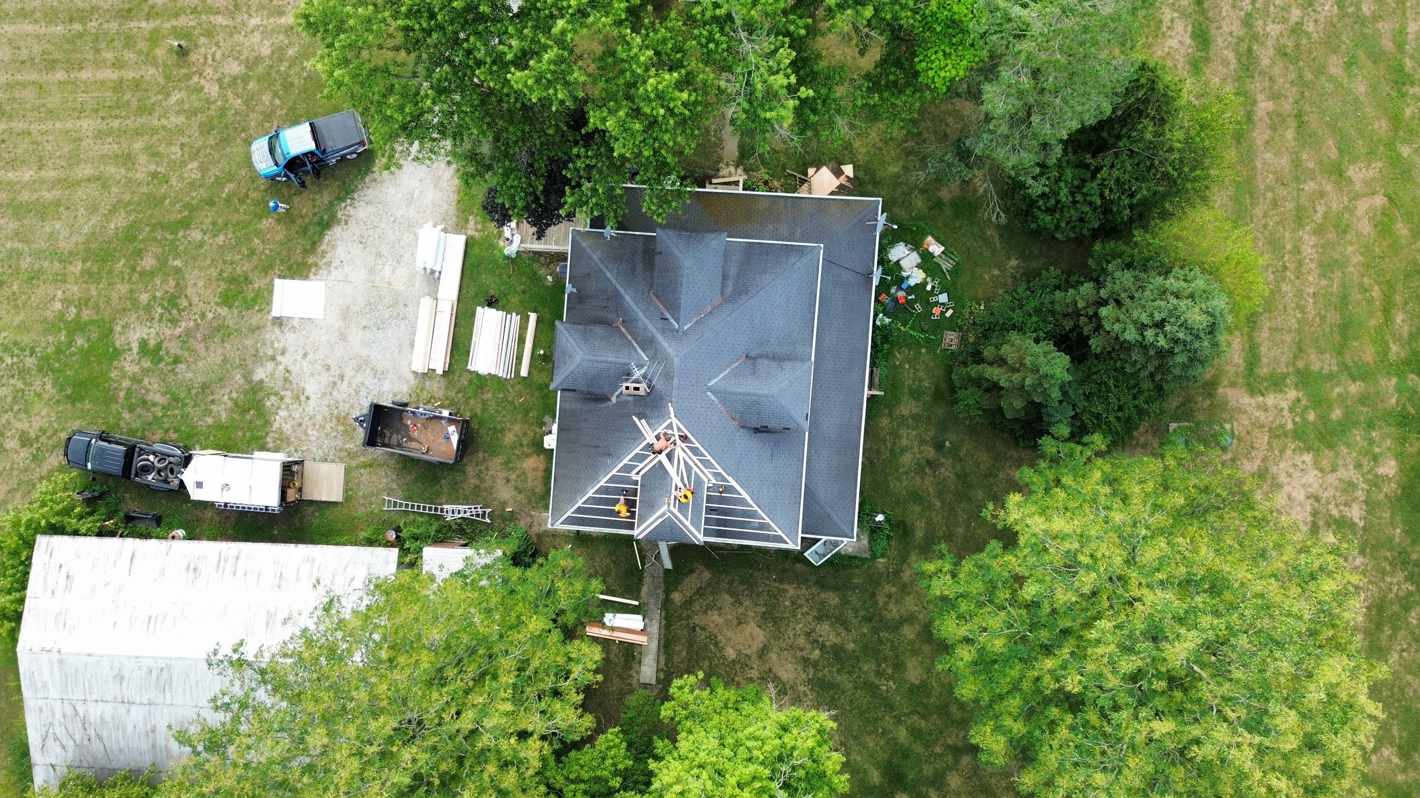 Residential Roofing Installation using Performance Panel Metal - Copper Metallic by RoofX 
