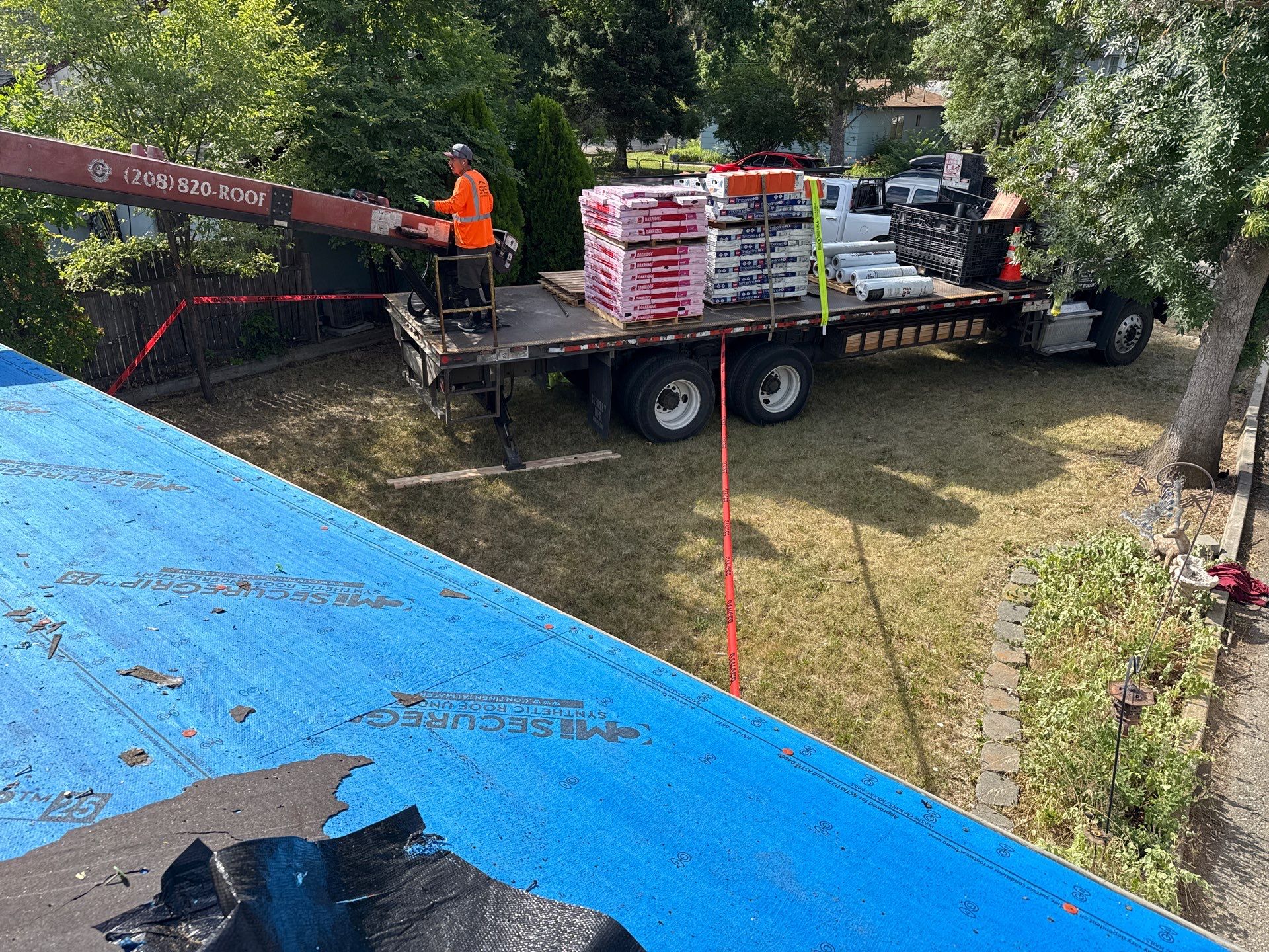 Residential Roof Replacement and Eave Repair in Boise, Idaho by Olive Roofing