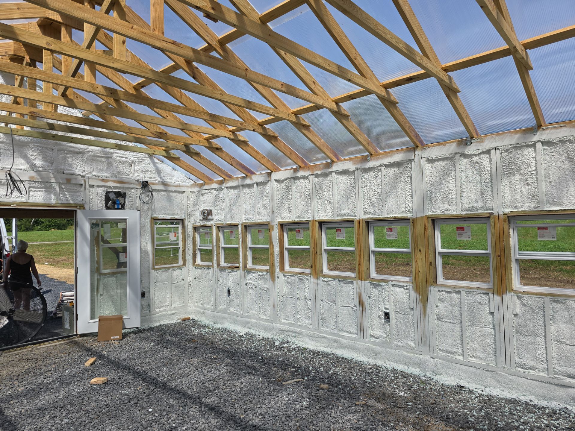 New Construction using Closed Cell Spray Foam by NYS Foam & Energy