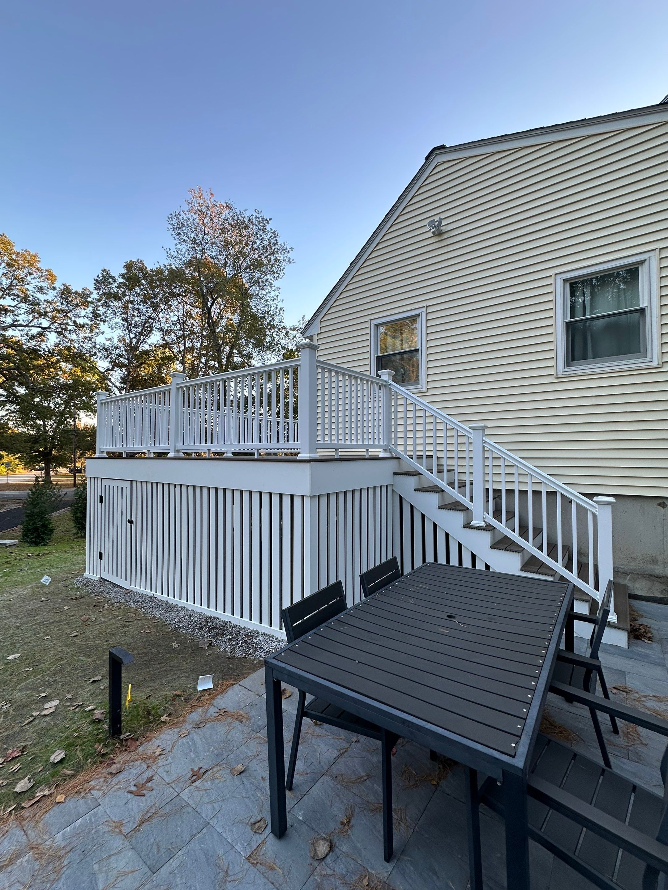 New Deck buit in Medfield MA by UBrothers Construction