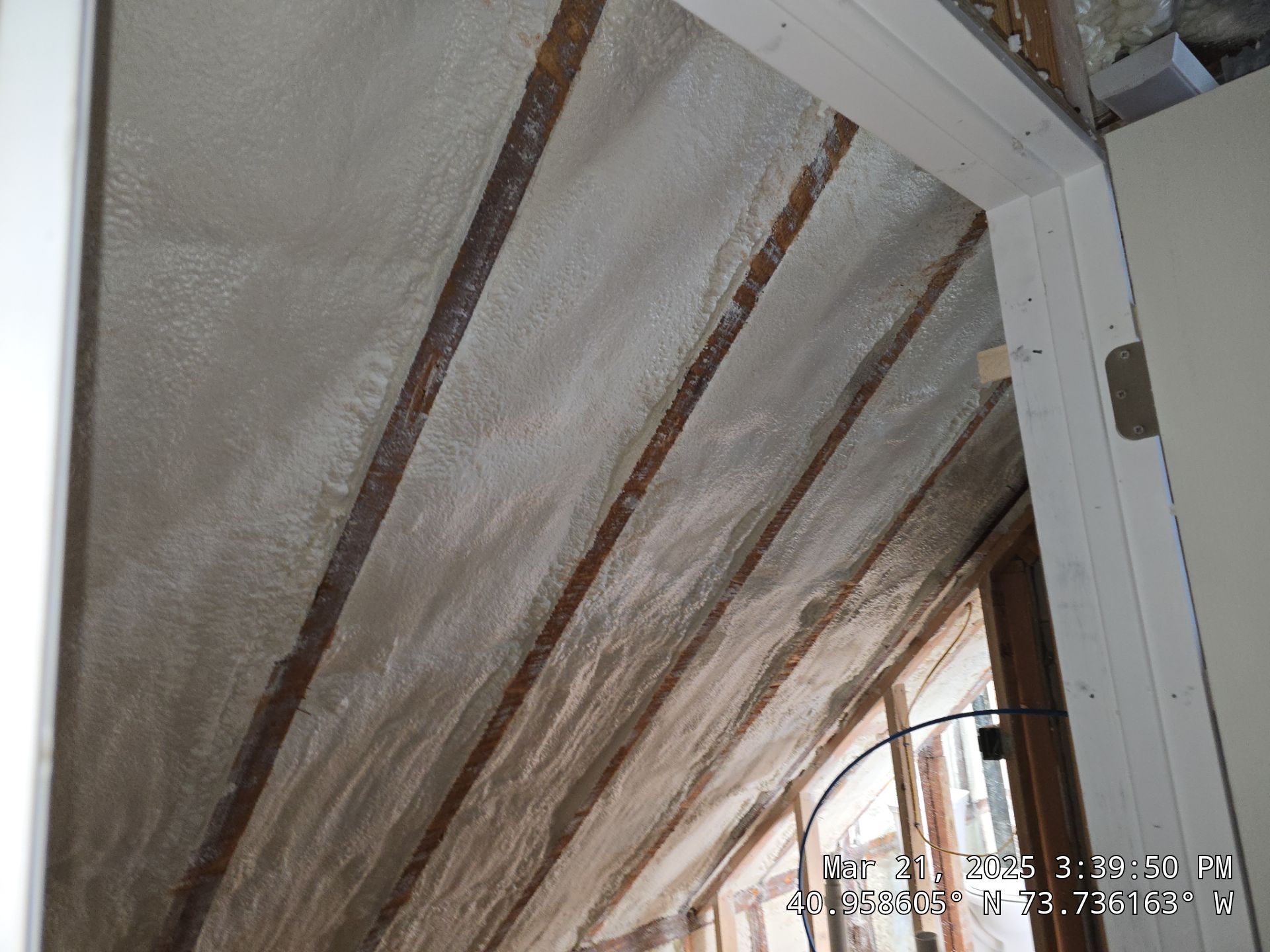 Attic Insulation using open cell spray foam by NYS Foam & Energy