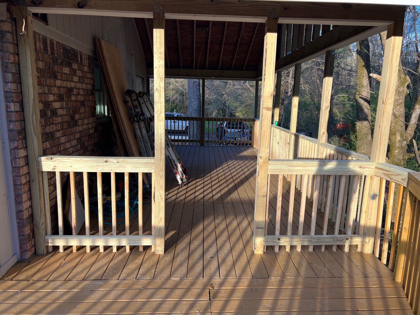 Mountain Brook - Covered Porch by Pillar and Pine