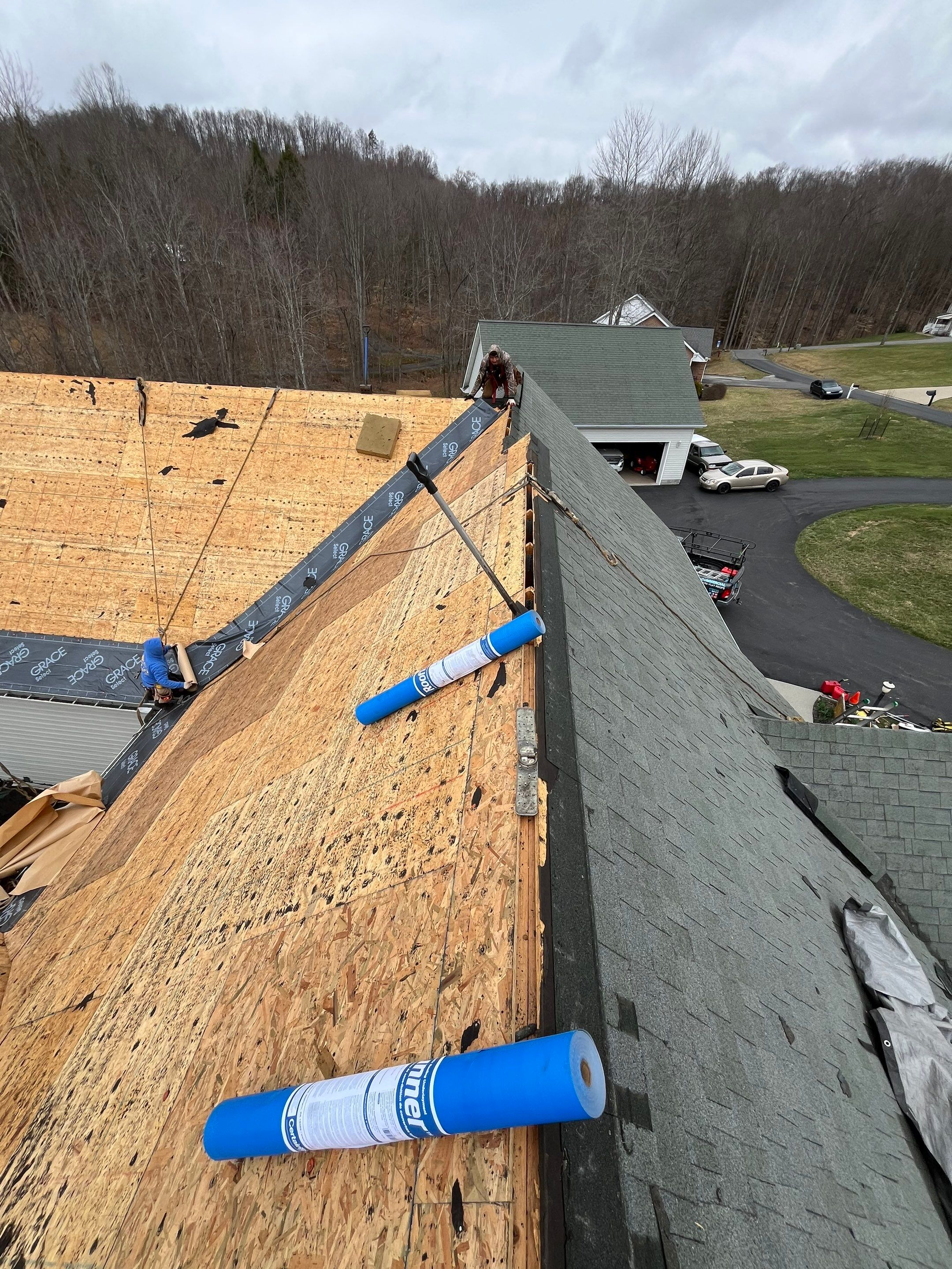 Residential Roofing Installation using Certainteed Landmark Pro Shingles by Fahey Roofing + Contracting