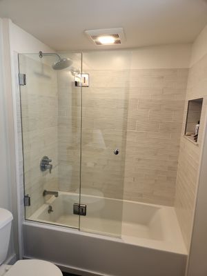 Hinged Spray Panel
