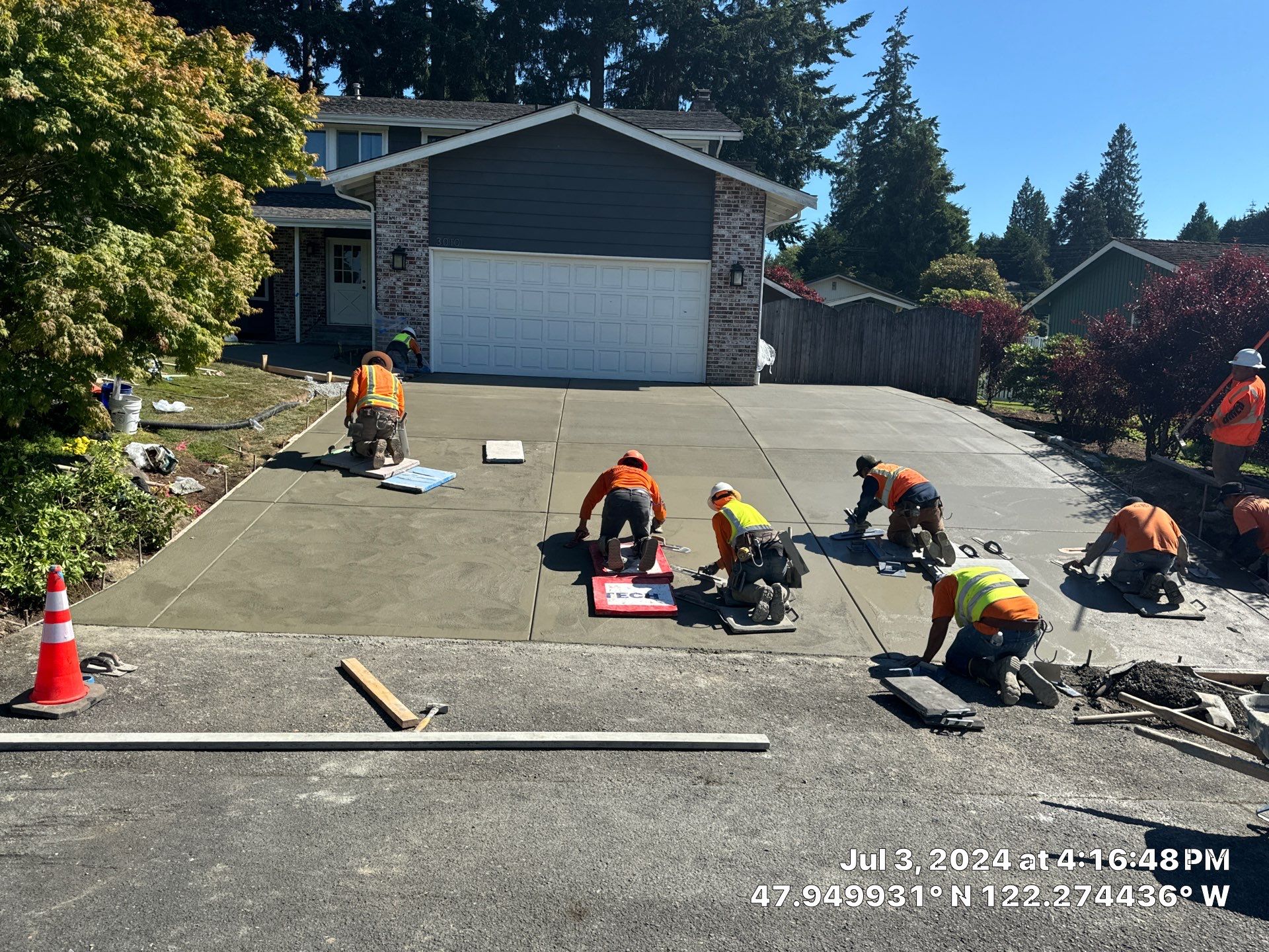 Jacob | Concrete Driveway  by Jireh Asphalt & Concrete Inc 