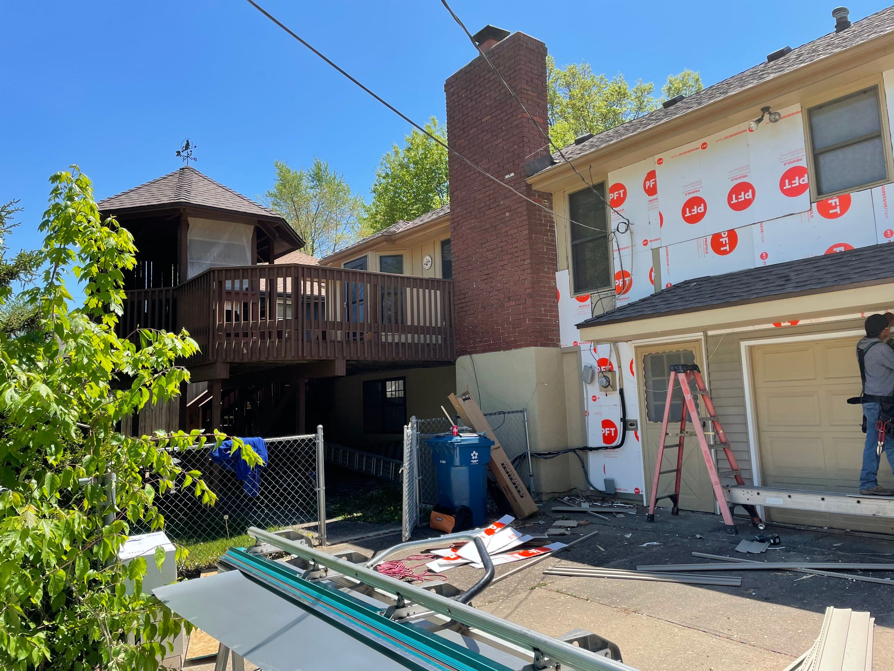 Residential Roofing Installation and adding our Premium Point  by EEC  Windows, Siding & Roofing 