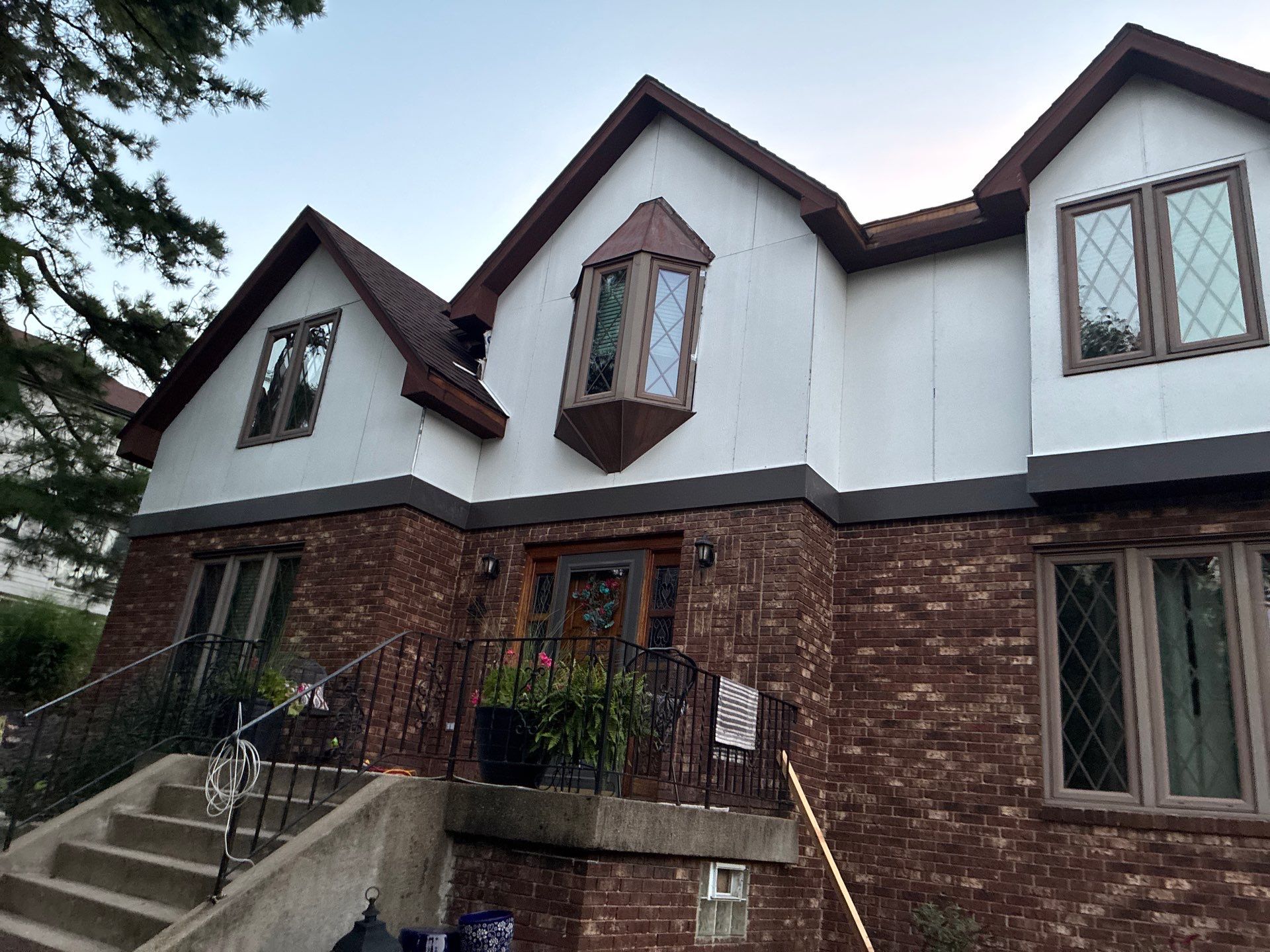 James Hardie Tudor Home Renovation by Ideal Siding Pittsburgh