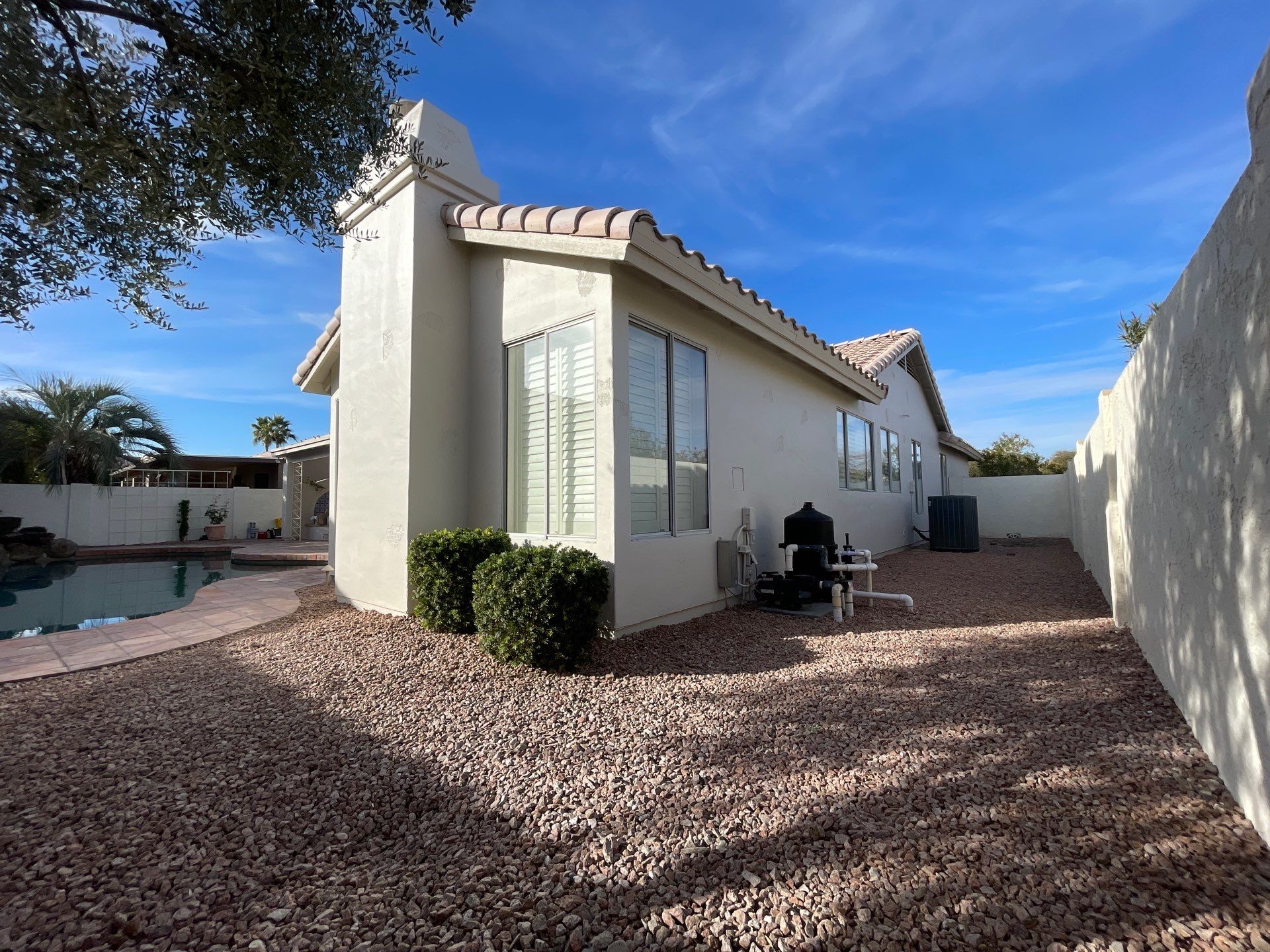 Gazzo - A Beautiful Home Exterior Transformation in Scottsdale, AZ with C&M Primer and Sherwin Williams Paints by Double G Painting Contractors, LLC