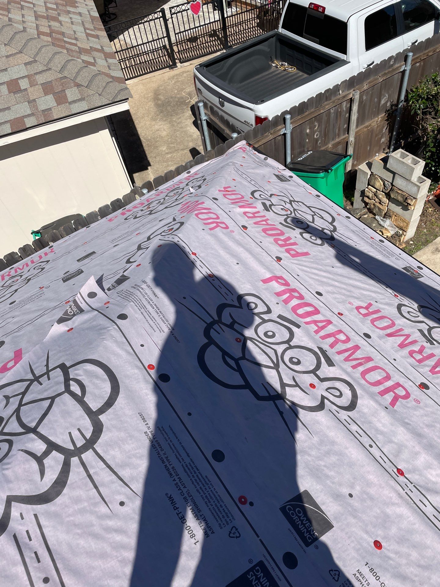 Residential Roofing Installation using Owen's Corning Duration (Lifetime) Shingles by Roof Repair Company