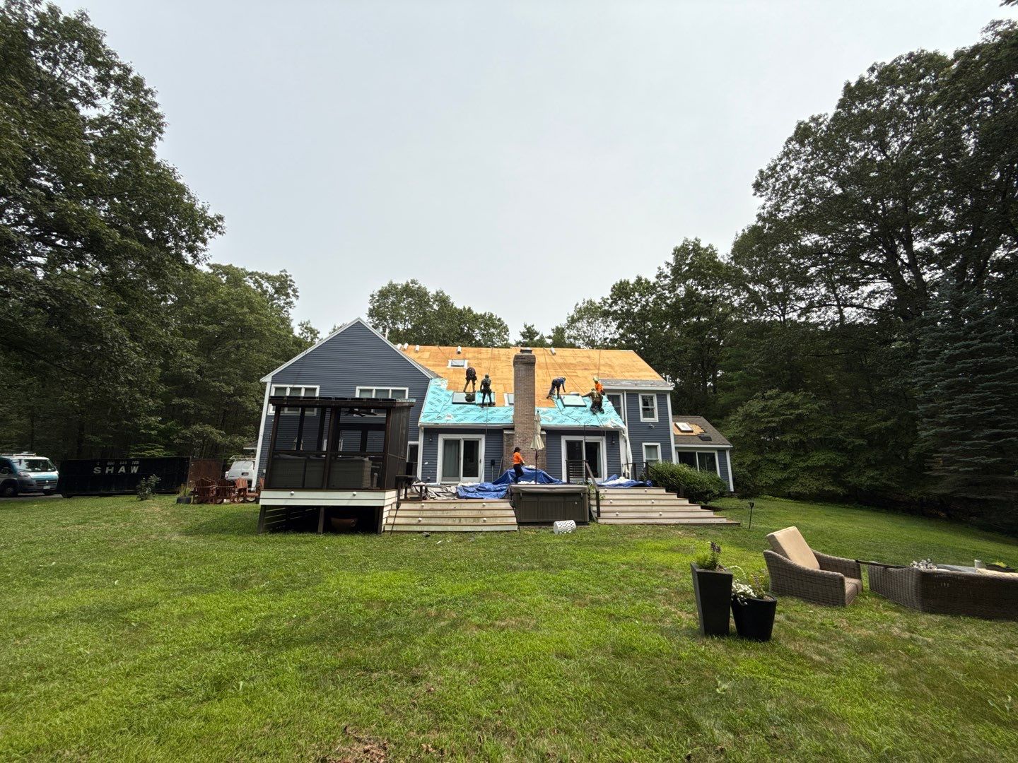 Solar-Ready Roof Replacement with GAF Pewter Gray Shingles & VELUX Skylights by Sensible Home Solutions