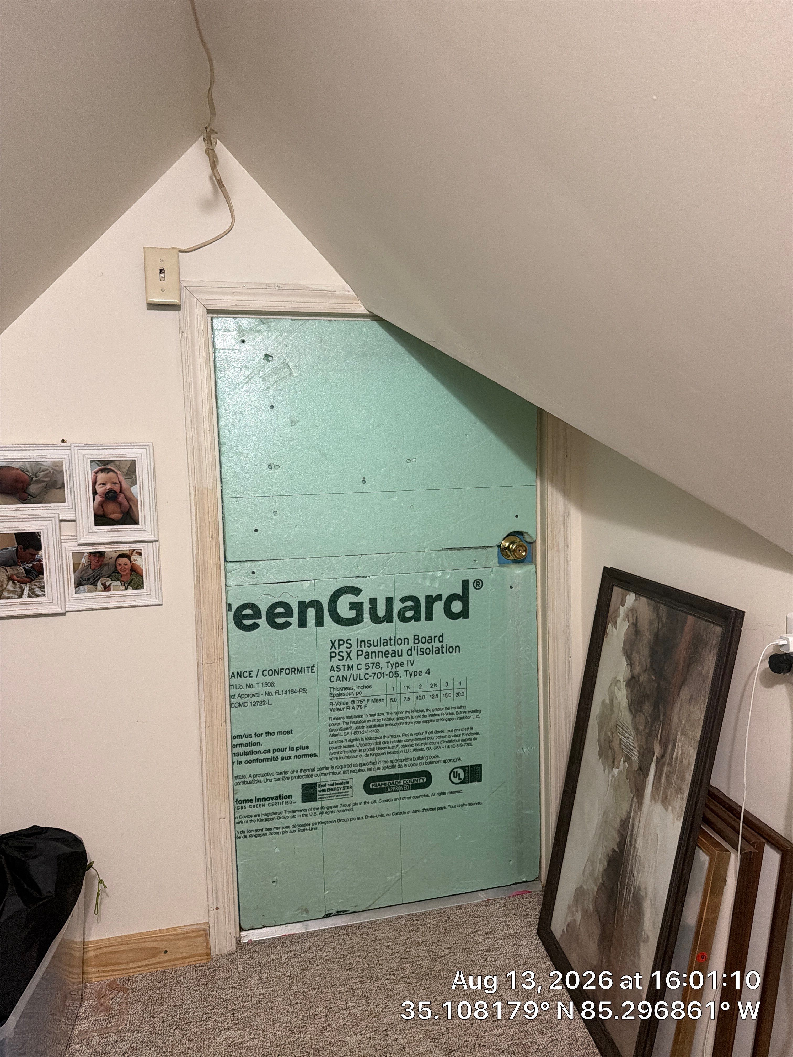 Attic Access Door Insulation and Weatherization in Chattanooga by CompanyCam Sales Demo